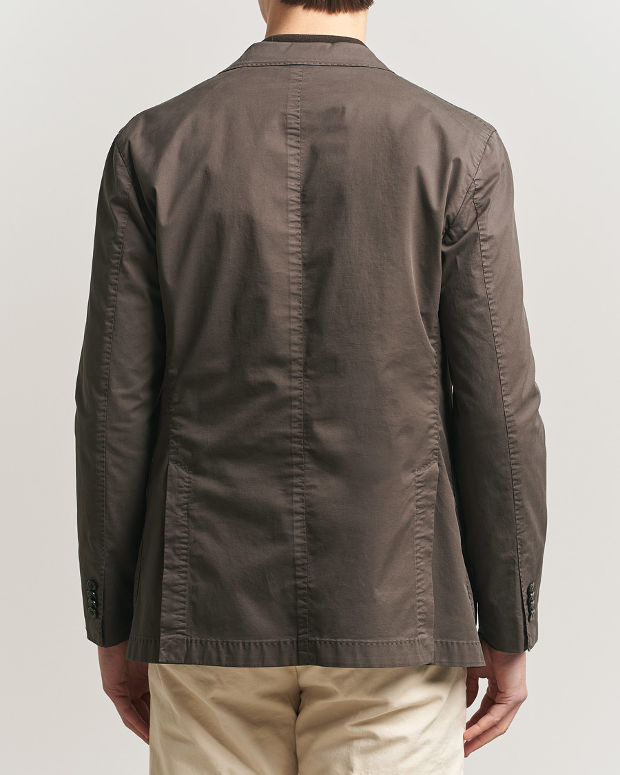 Herr | Kavajer | Boglioli | K Jacket Supima Cotton Blazer Dark Brown