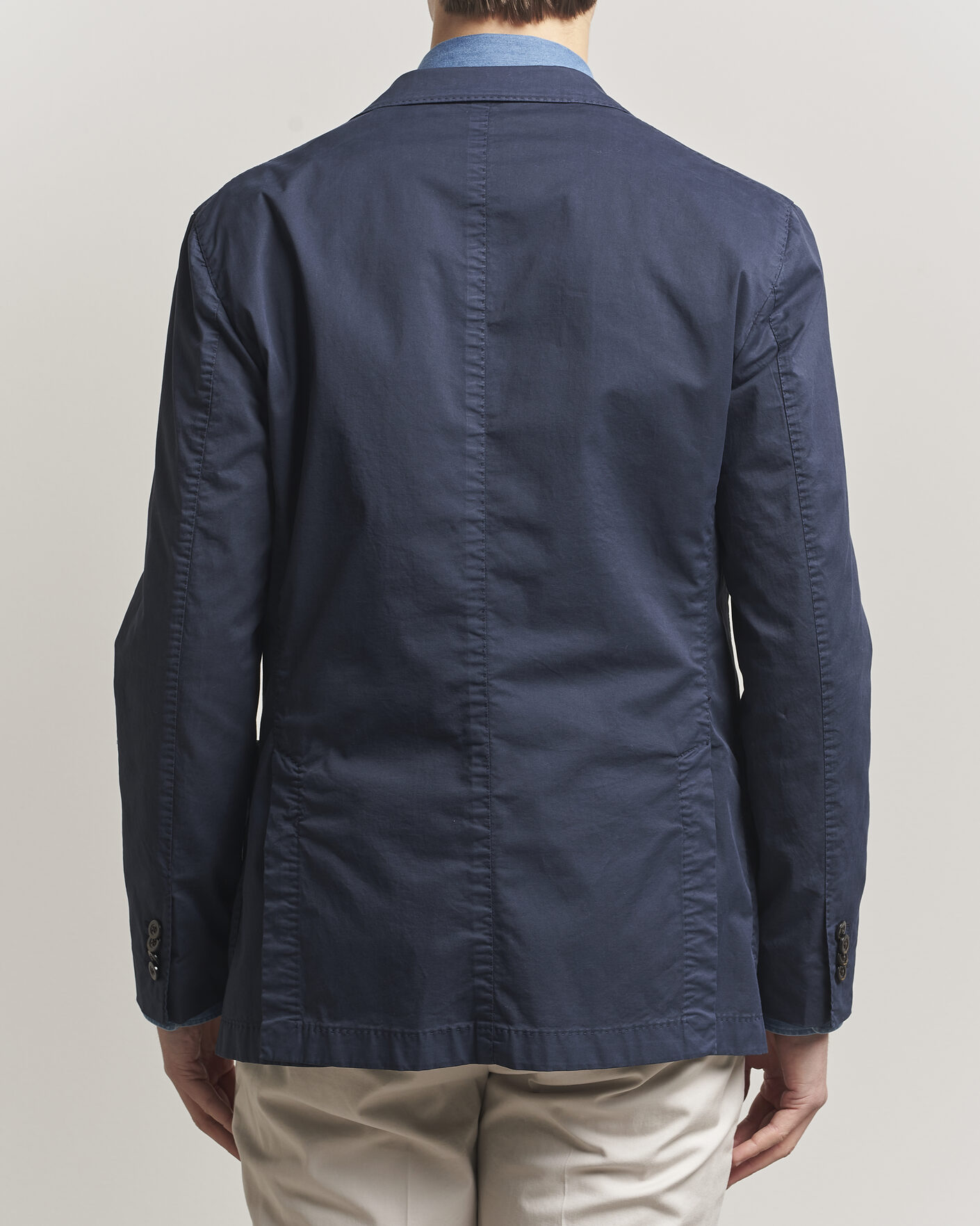 Herr | Kavajer | Boglioli | K Jacket Supima Cotton Blazer Navy