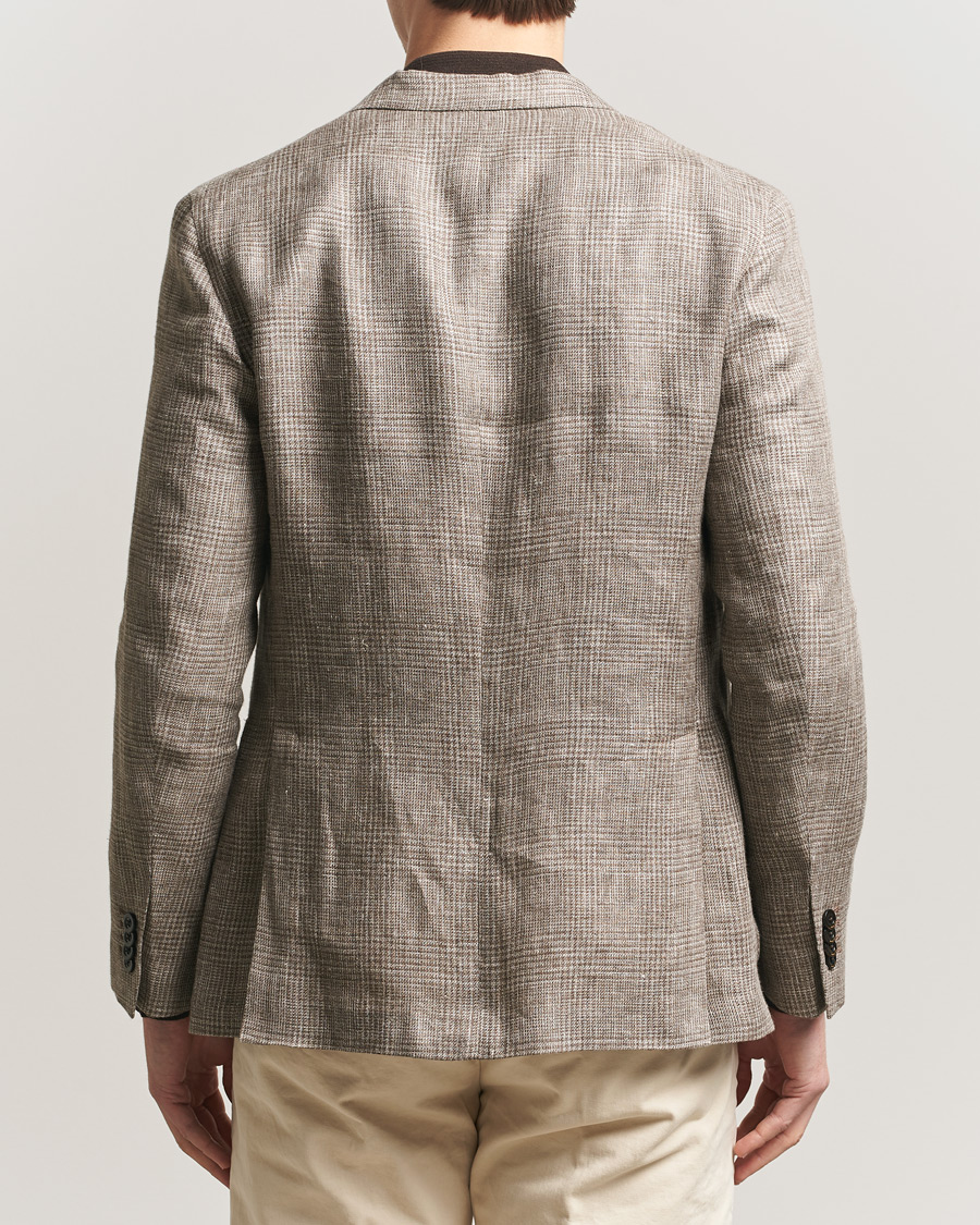 Herr | Kavajer | Boglioli | K Jacket Prince Of Wales Blazer Taupe