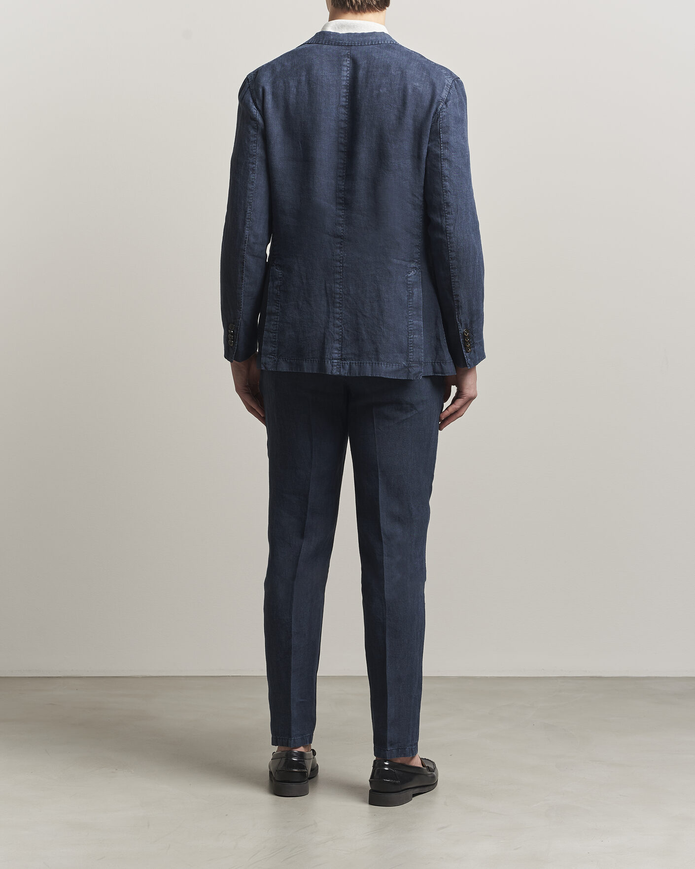 Herr | Kostymer | Boglioli | K Jacket Linen Suit Navy