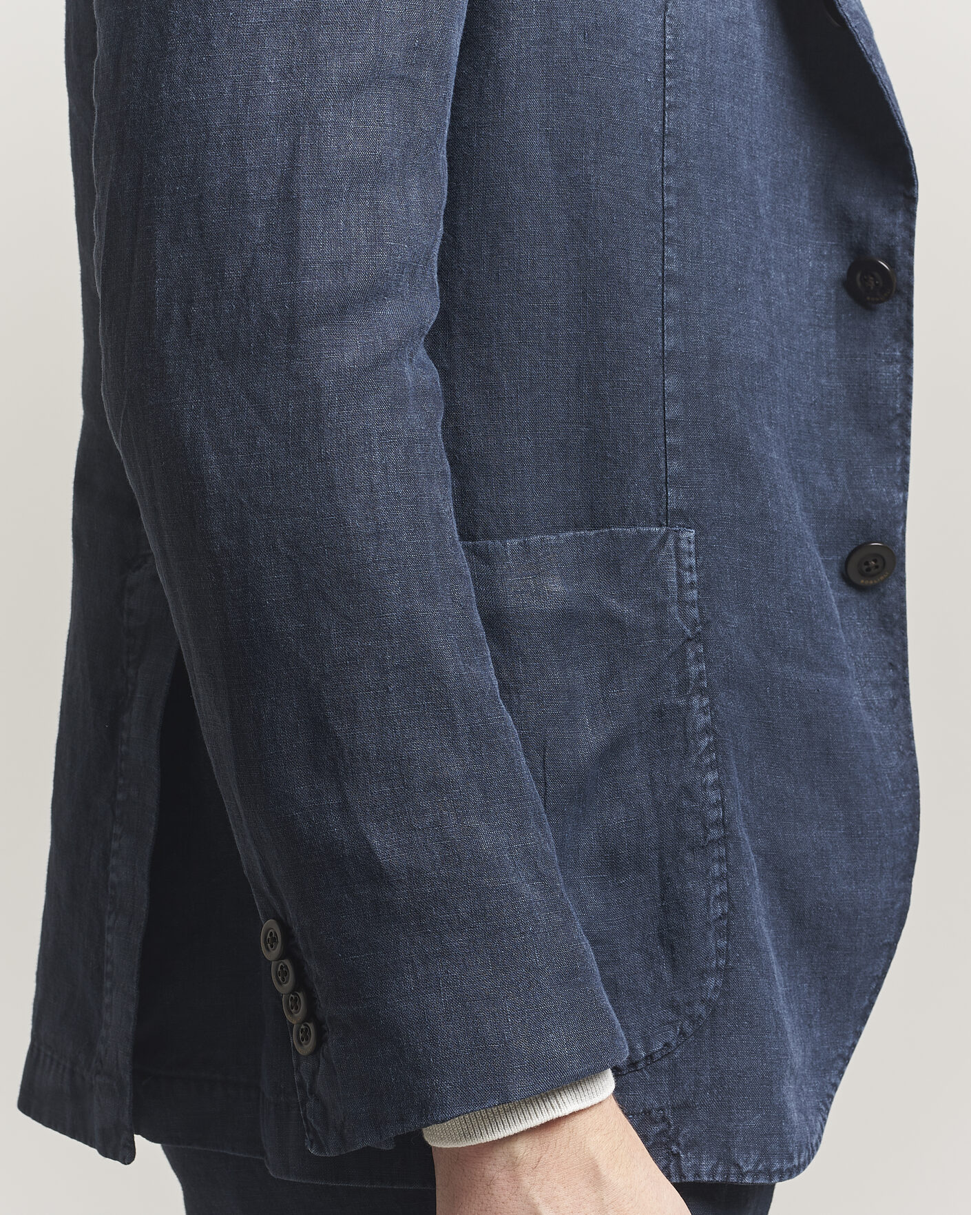 Herr | Kostymer | Boglioli | K Jacket Linen Suit Navy