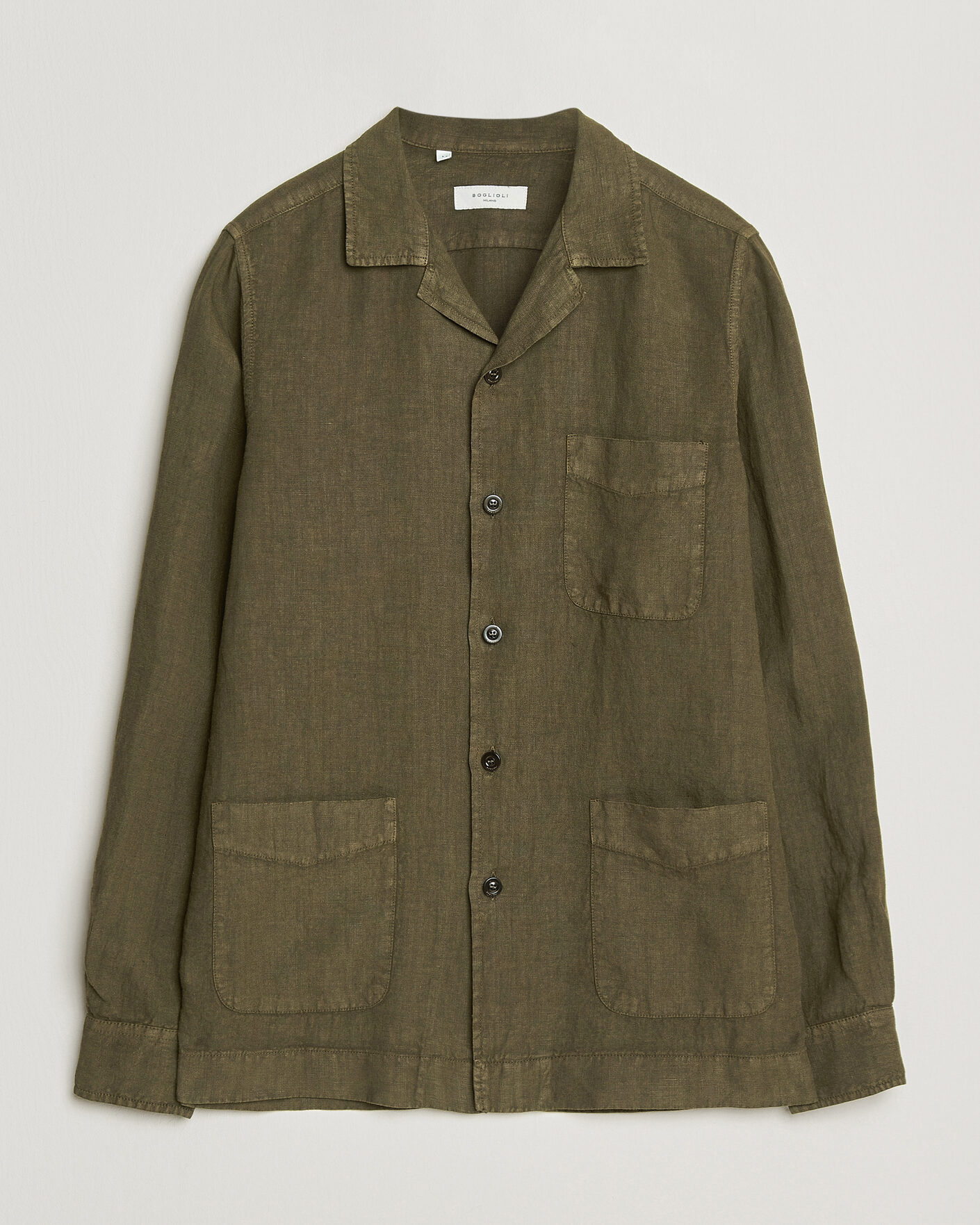 Herr | Jackor | Boglioli | Linen Painter Jacket Military