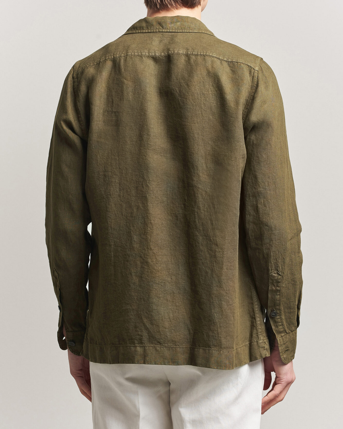 Herr | Jackor | Boglioli | Linen Painter Jacket Military
