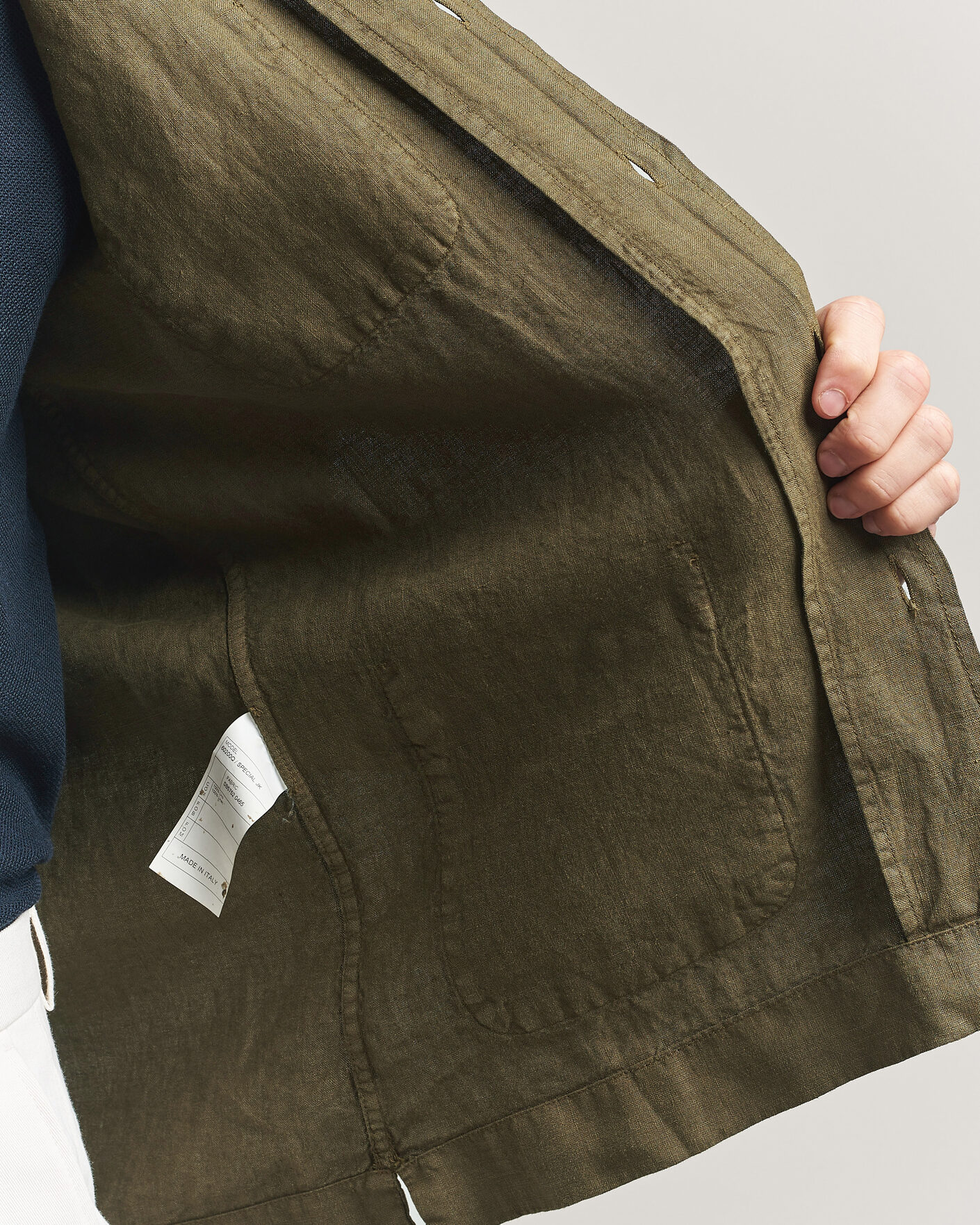 Herr | Jackor | Boglioli | Linen Painter Jacket Military