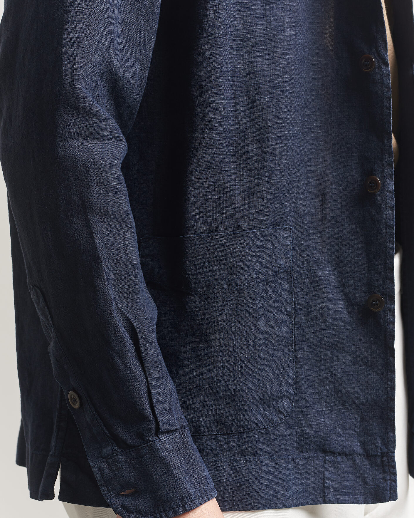 Herr | Jackor | Boglioli | Linen Painter Jacket Navy