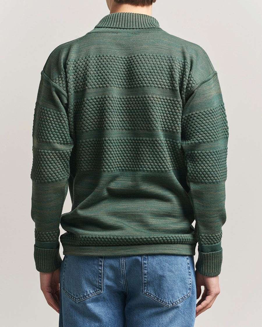 Herr | Tröjor | S.N.S. Herning | Fisherman Sweater Natural Machine Green