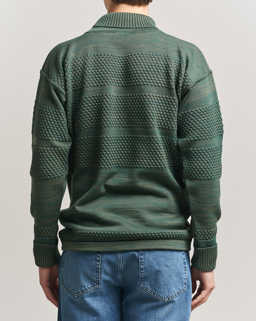 Herr | Tröjor | S.N.S. Herning | Fisherman Sweater Natural Machine Green