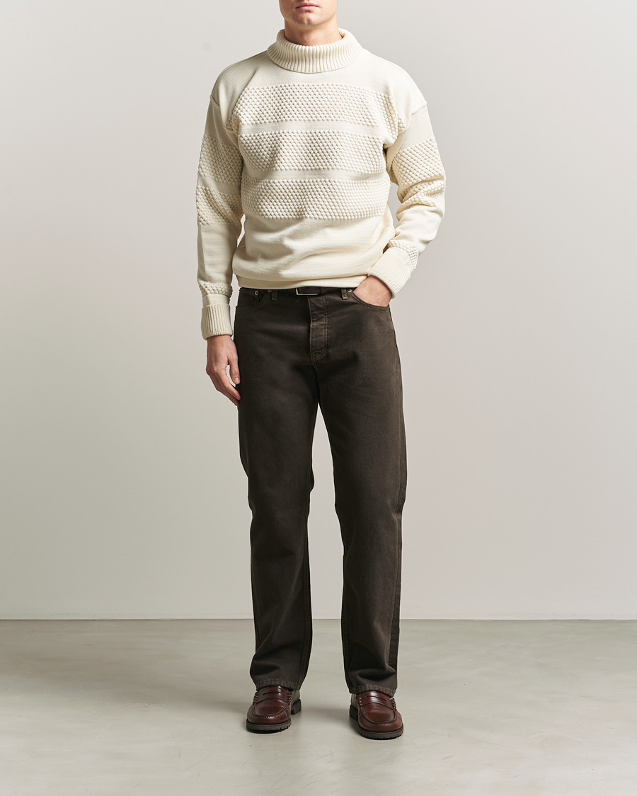 Herr | Tröjor | S.N.S. Herning | Fisherman Sweater Natural White