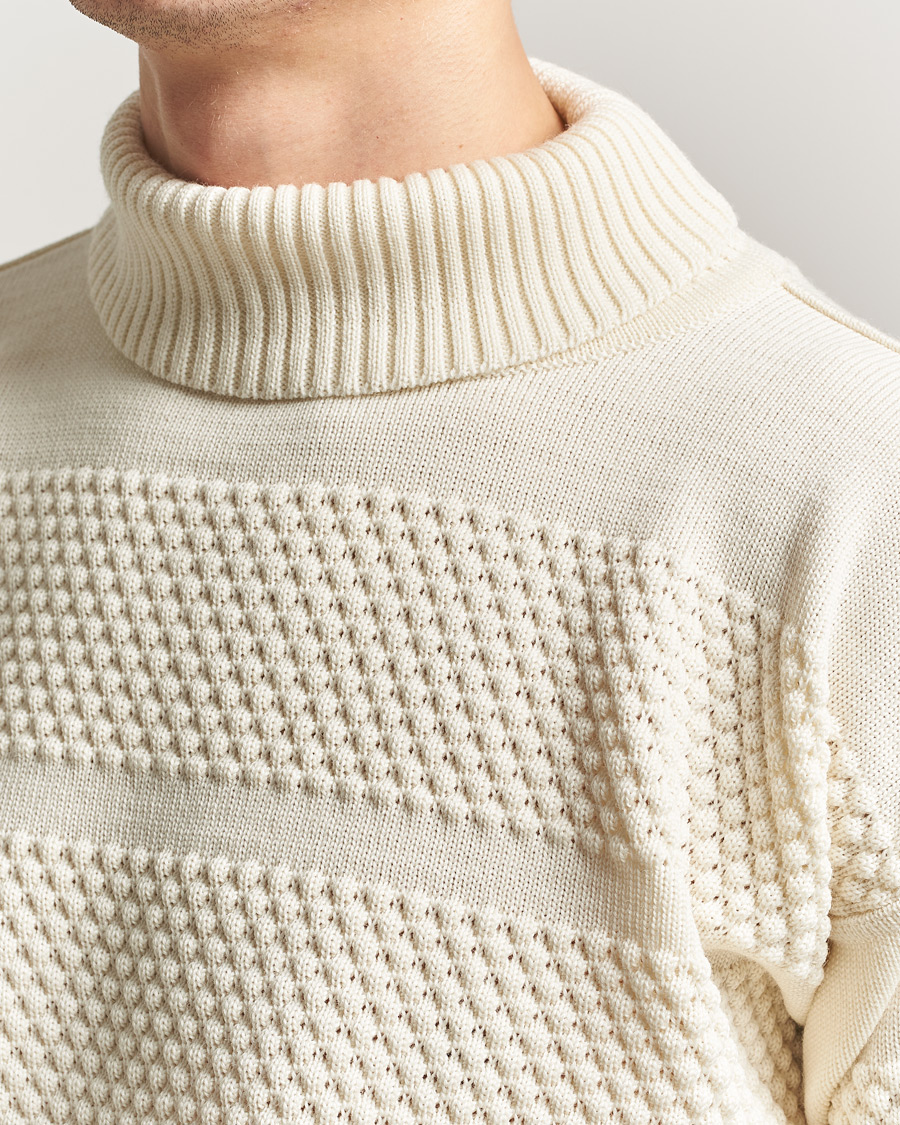 Herr | Tröjor | S.N.S. Herning | Fisherman Sweater Natural White