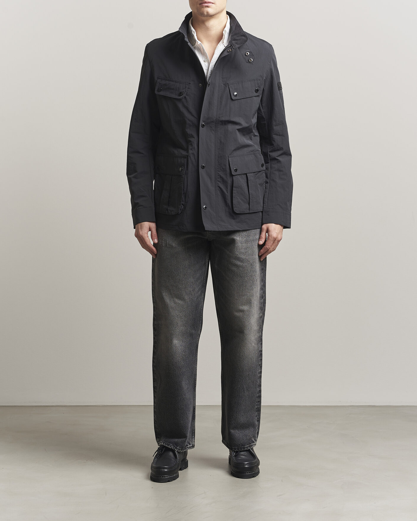 Herr | Jackor | Barbour International | Modern Showerproof Duke Jacket Black