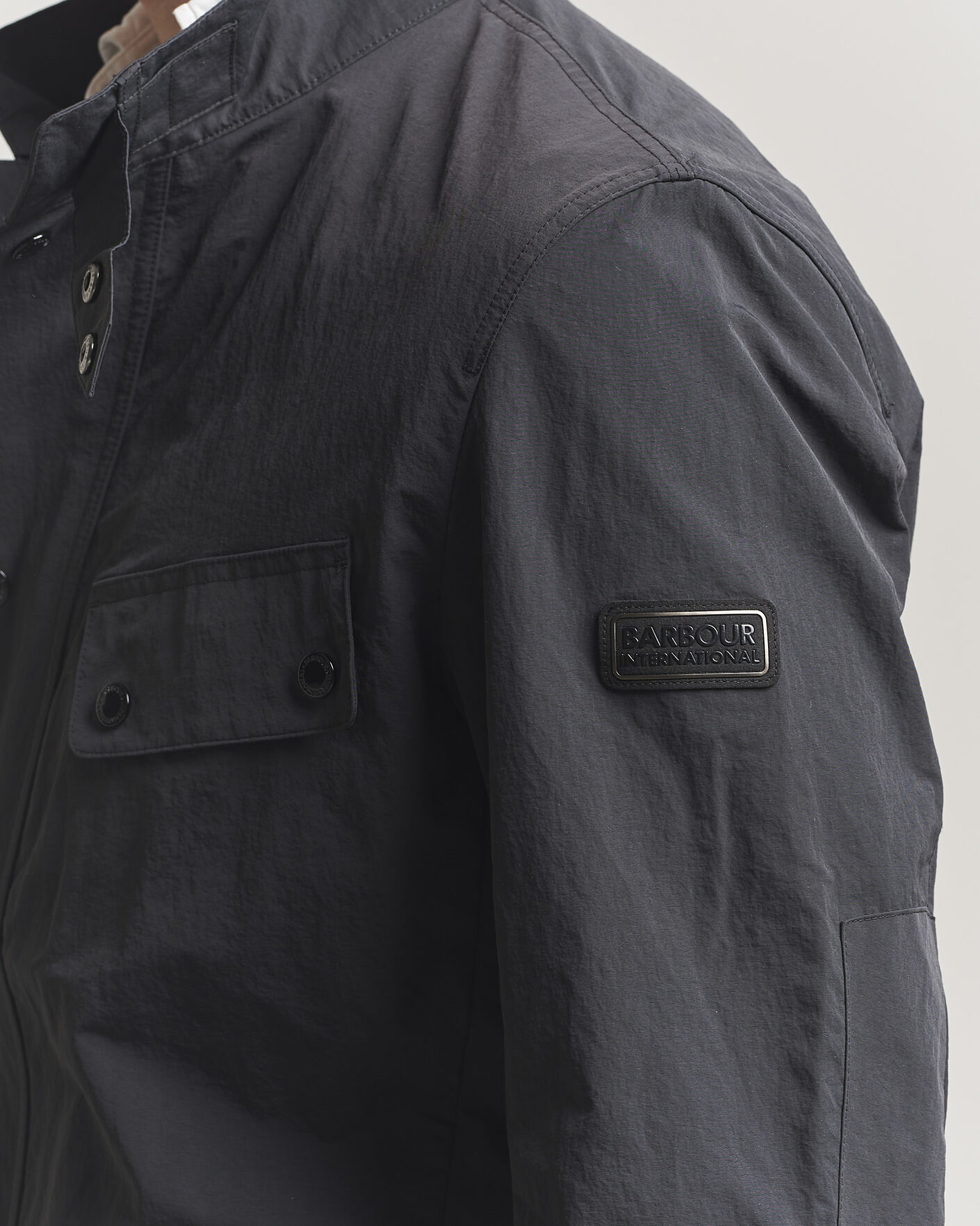 Herr | Jackor | Barbour International | Modern Showerproof Duke Jacket Black