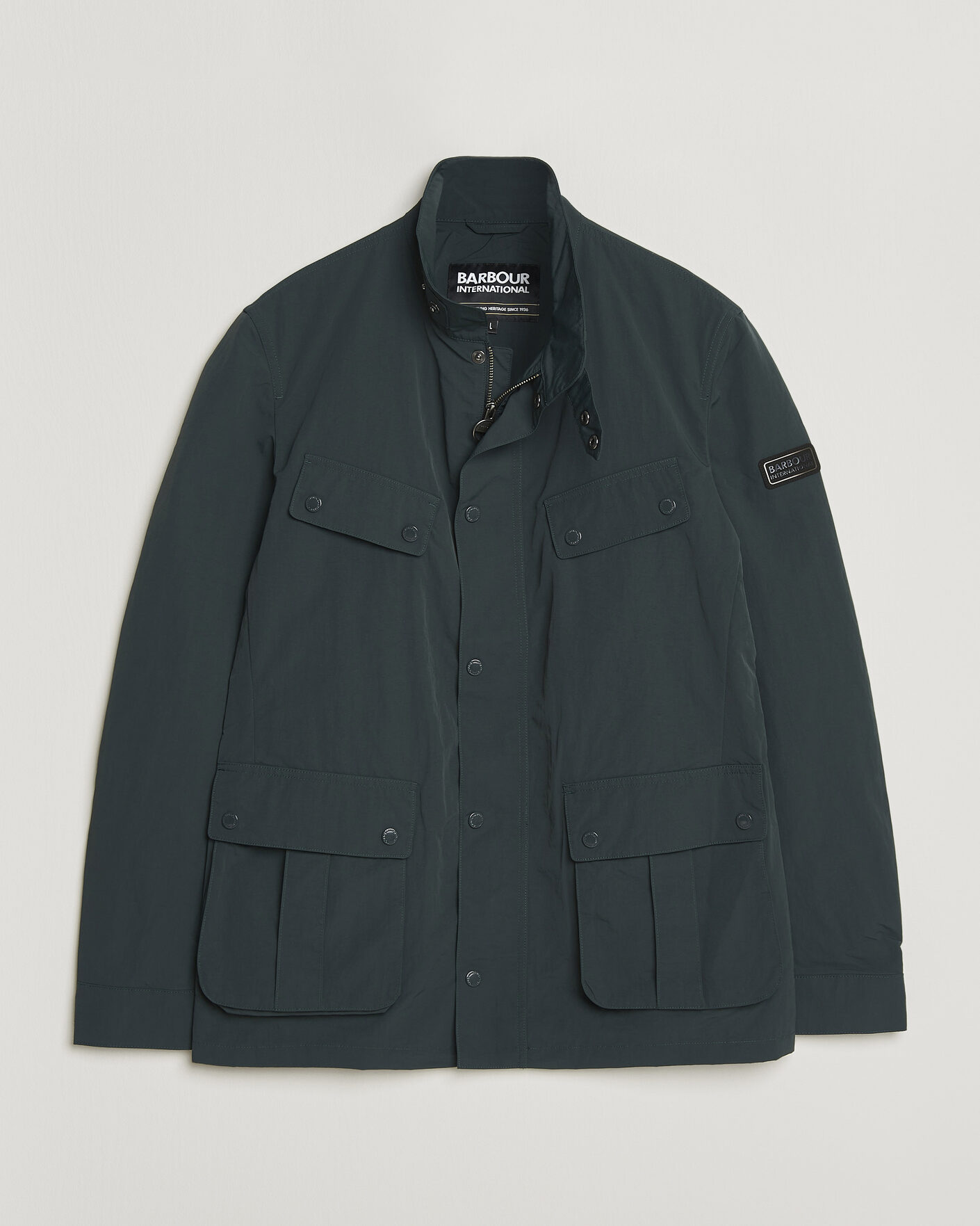 Herr | Jackor | Barbour International | Modern Showerproof Duke Jacket Forest River