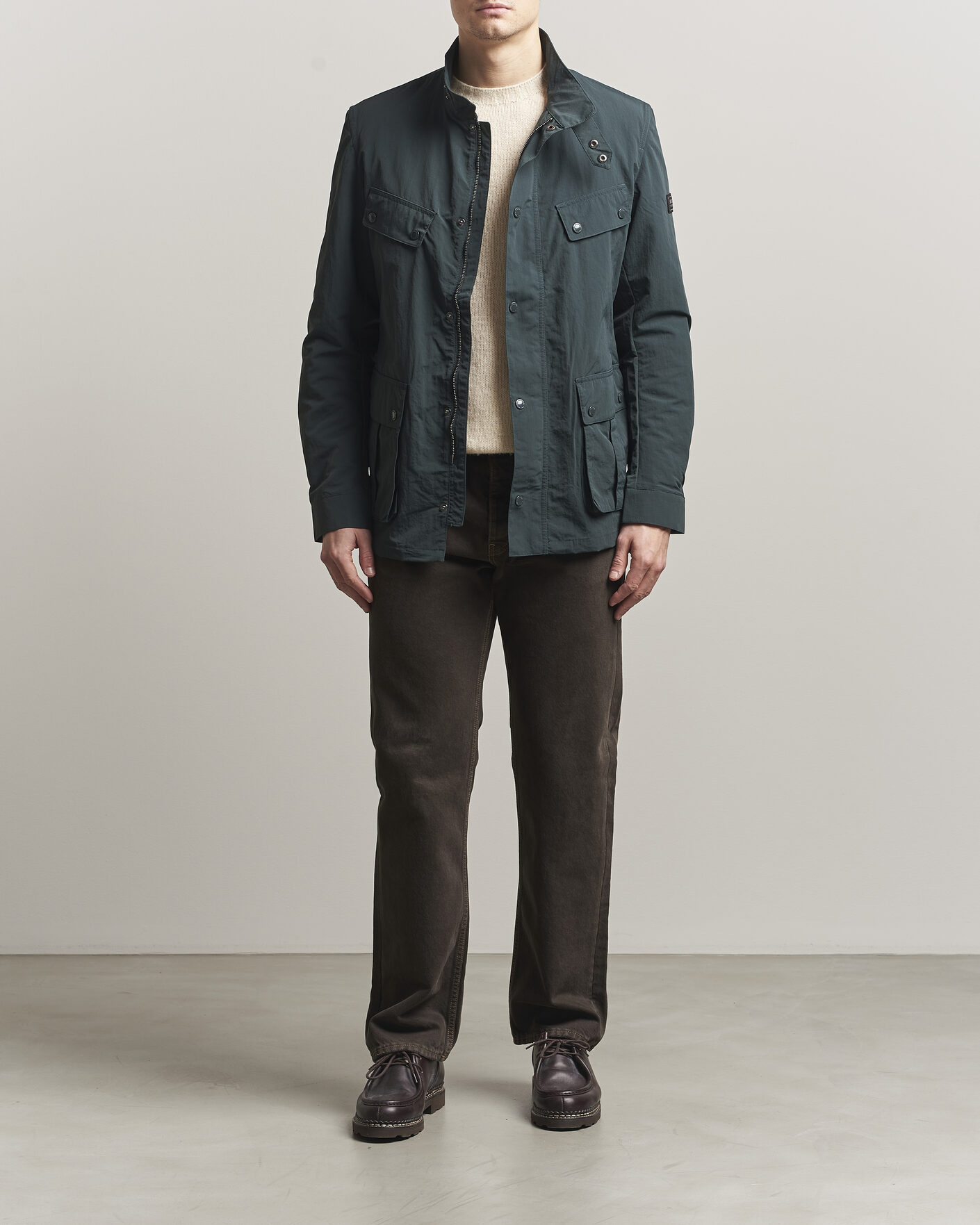 Herr | Jackor | Barbour International | Modern Showerproof Duke Jacket Forest River