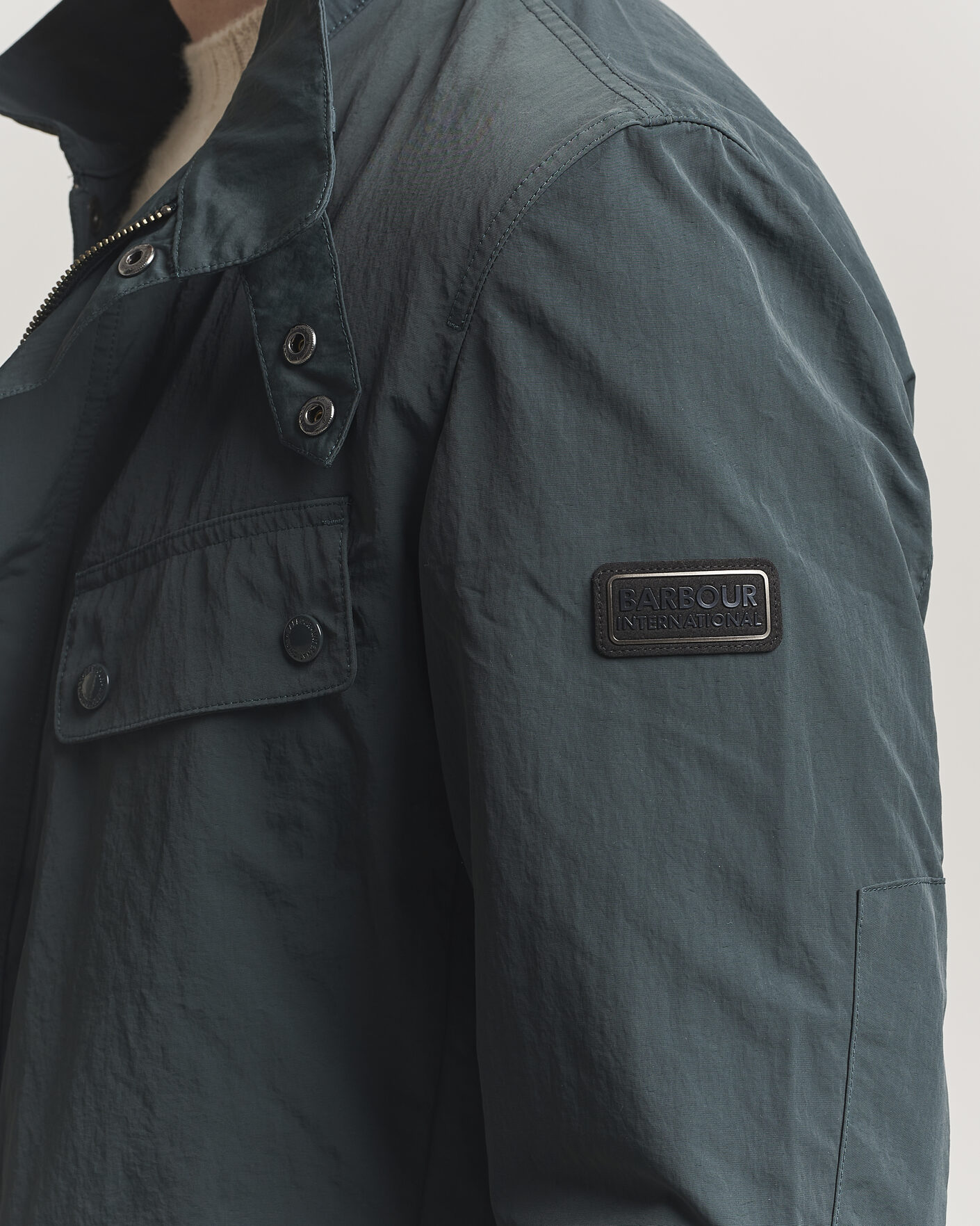 Herr | Jackor | Barbour International | Modern Showerproof Duke Jacket Forest River