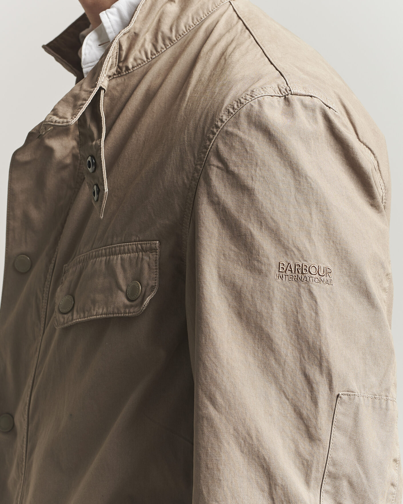 Herr | Jackor | Barbour International | Garment dyed Casual Duke Jacket Timberwolf