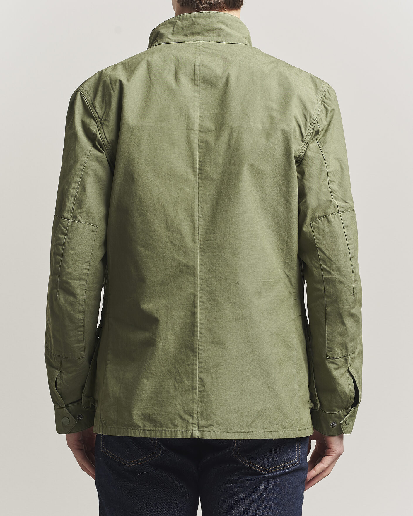 Herr | Jackor | Barbour International | Garment dyed Casual Duke Jacket Burnt Olive