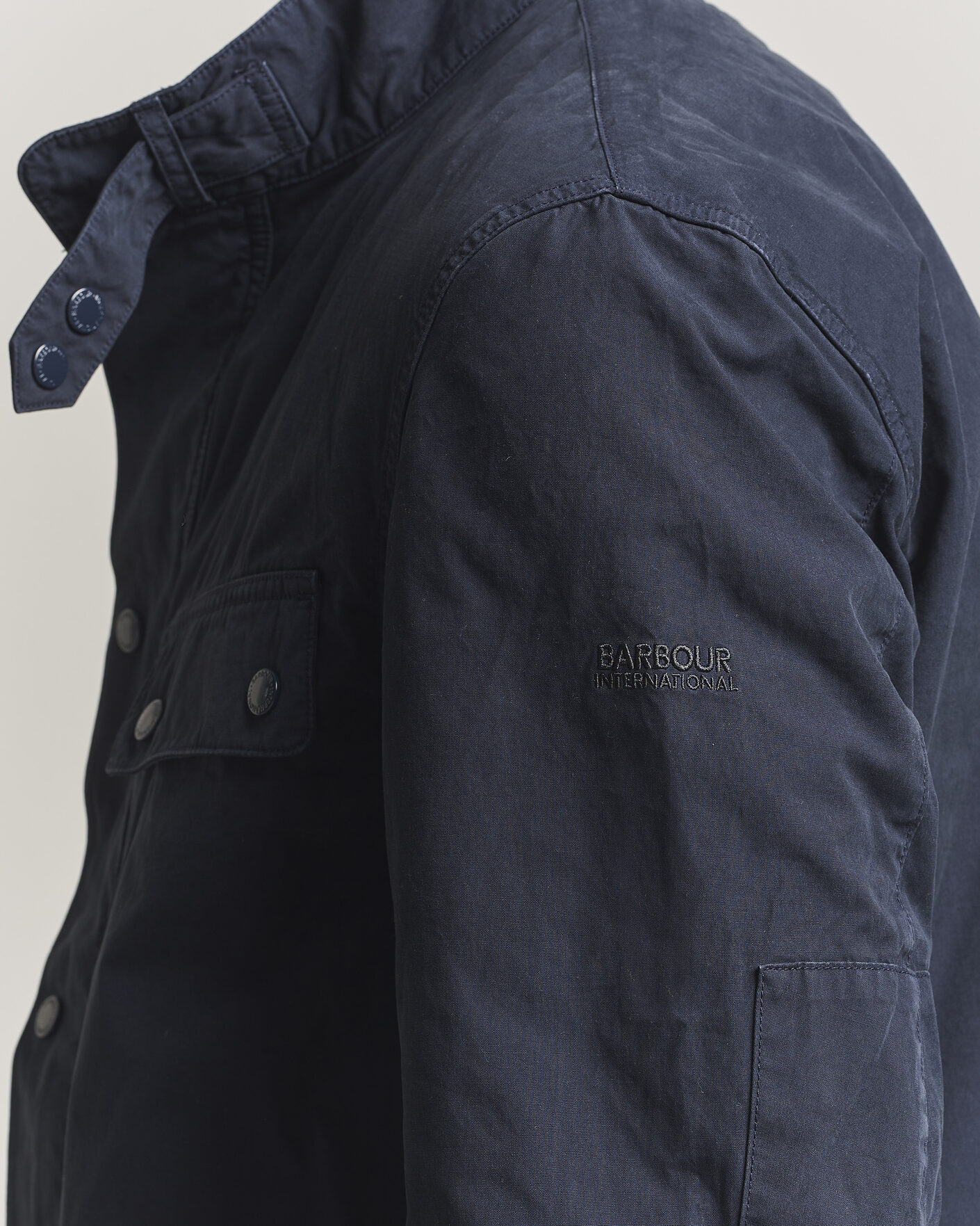 Herr | Jackor | Barbour International | Garment dyed Casual Duke Jacket Navy