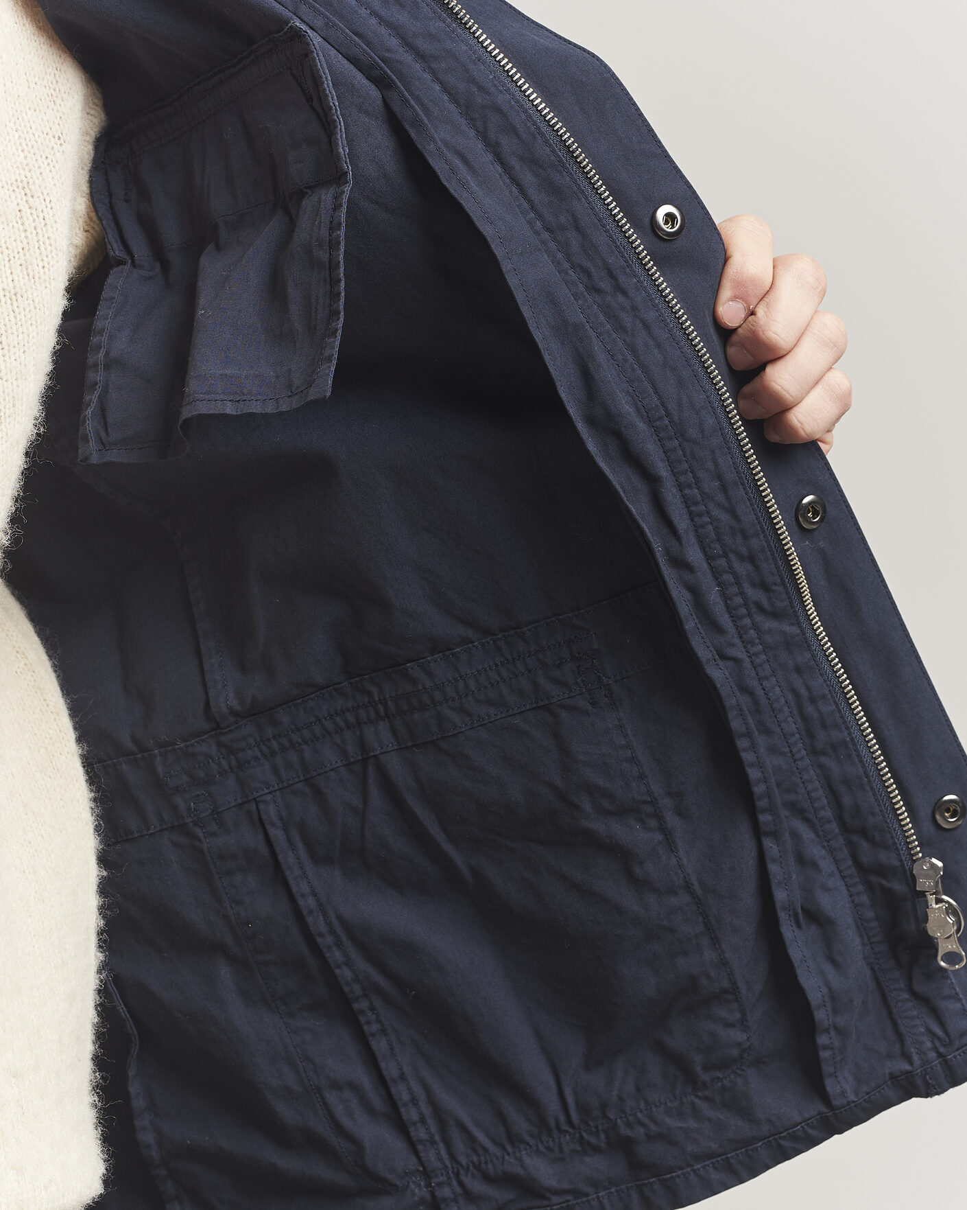 Herr | Jackor | Barbour International | Garment dyed Casual Duke Jacket Navy