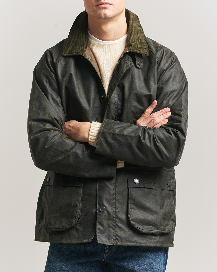 Herr | Jackor | Barbour Lifestyle | Tartan Ambleside Wax Jacket Archive Olive