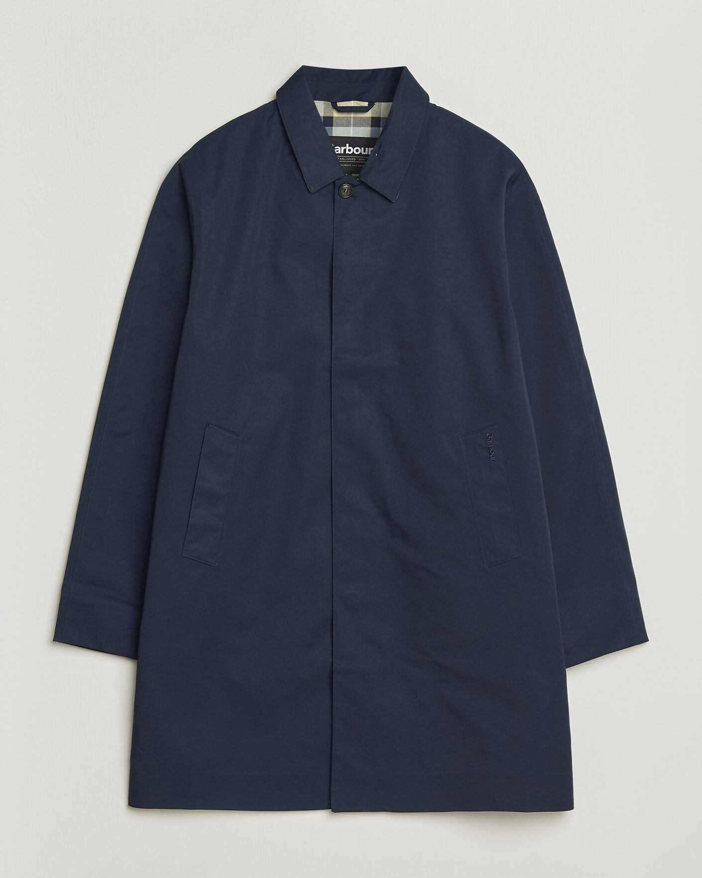 Herr | Jackor | Barbour Lifestyle | Rokig Waterproof Car Coat Navy