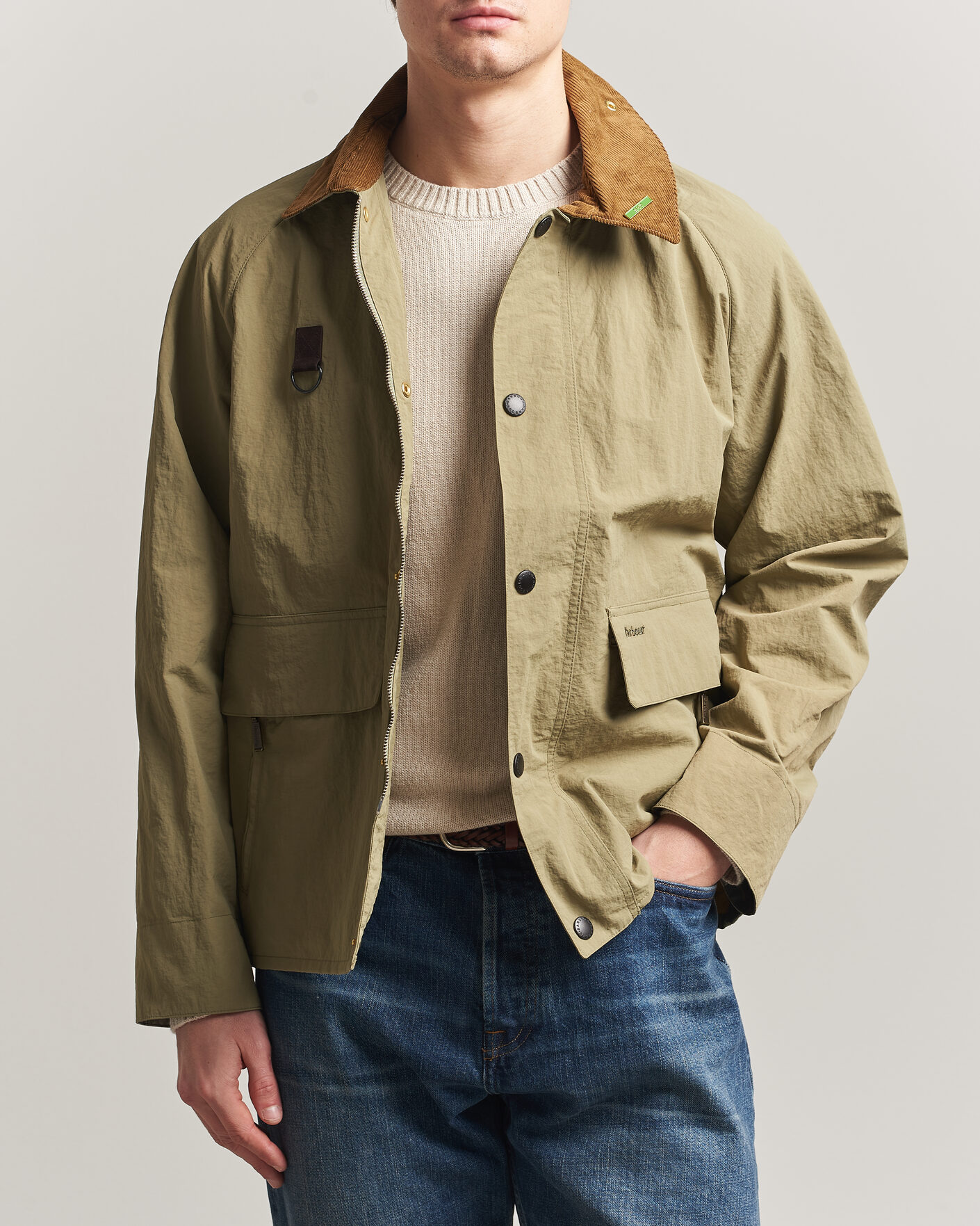 Herr | Jackor | Barbour Lifestyle | Icons Spey Jacket Bleached Olive