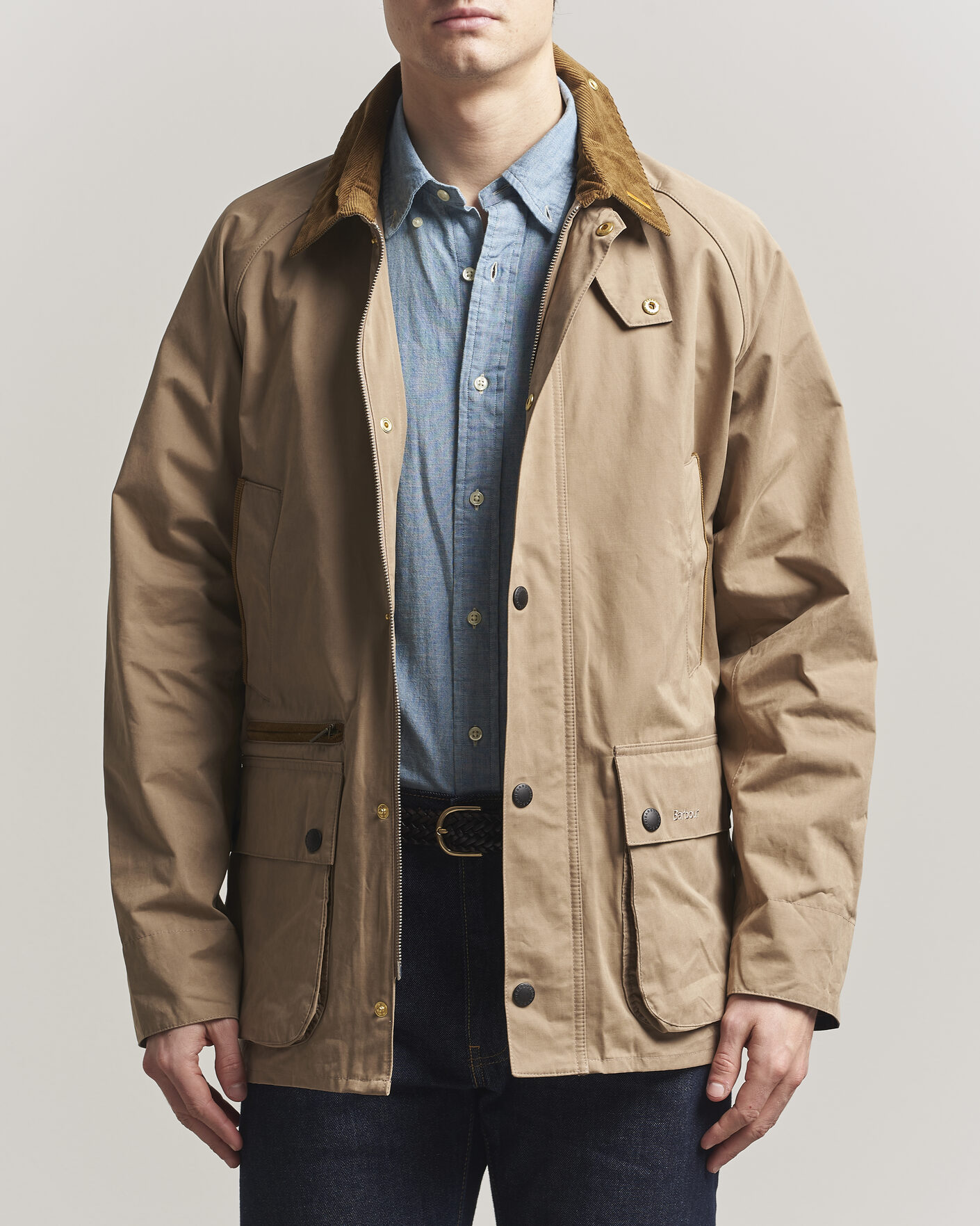 Herr | Jackor | Barbour Lifestyle | Icons Bedale Casual Jacket Military Brown