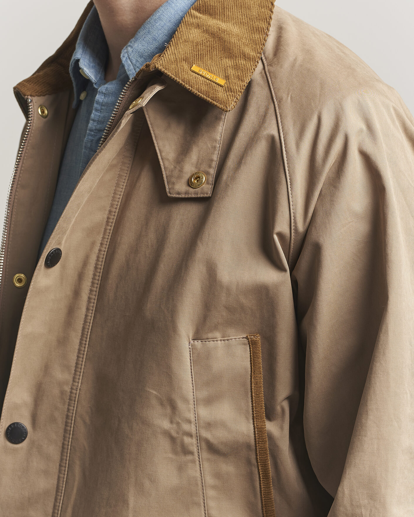 Herr | Jackor | Barbour Lifestyle | Icons Bedale Casual Jacket Military Brown