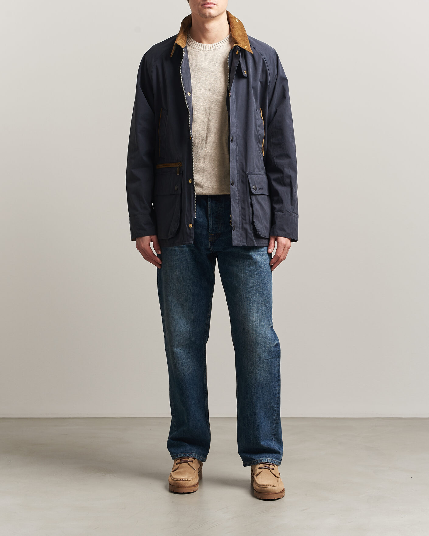 Herr | Jackor | Barbour Lifestyle | Icons Bedale Casual Jacket Navy