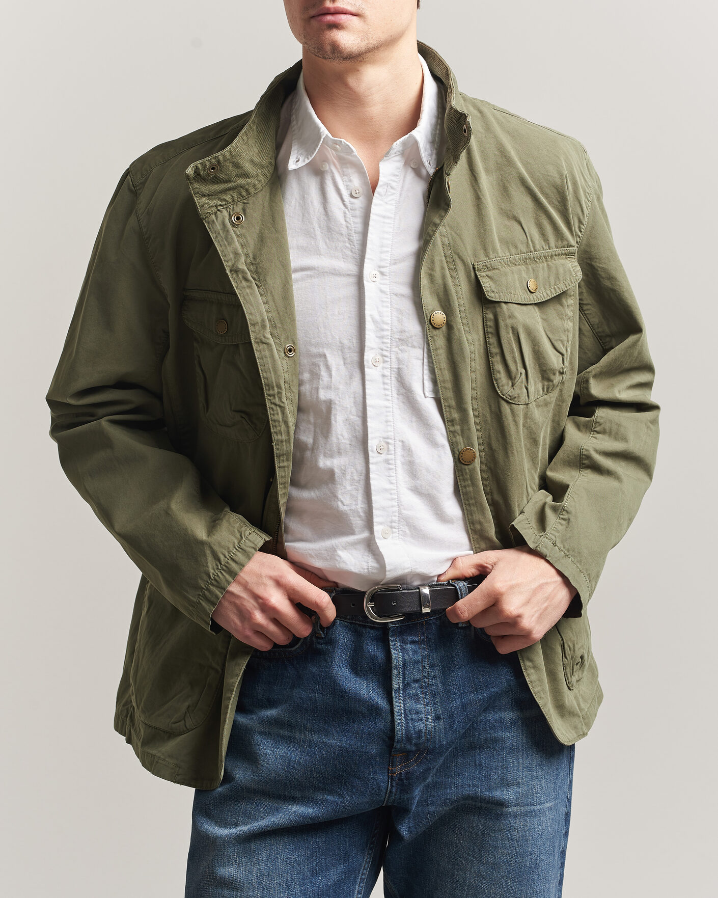 Herr | Jackor | Barbour Lifestyle | Ogston Casual Jacket Dusty Olive
