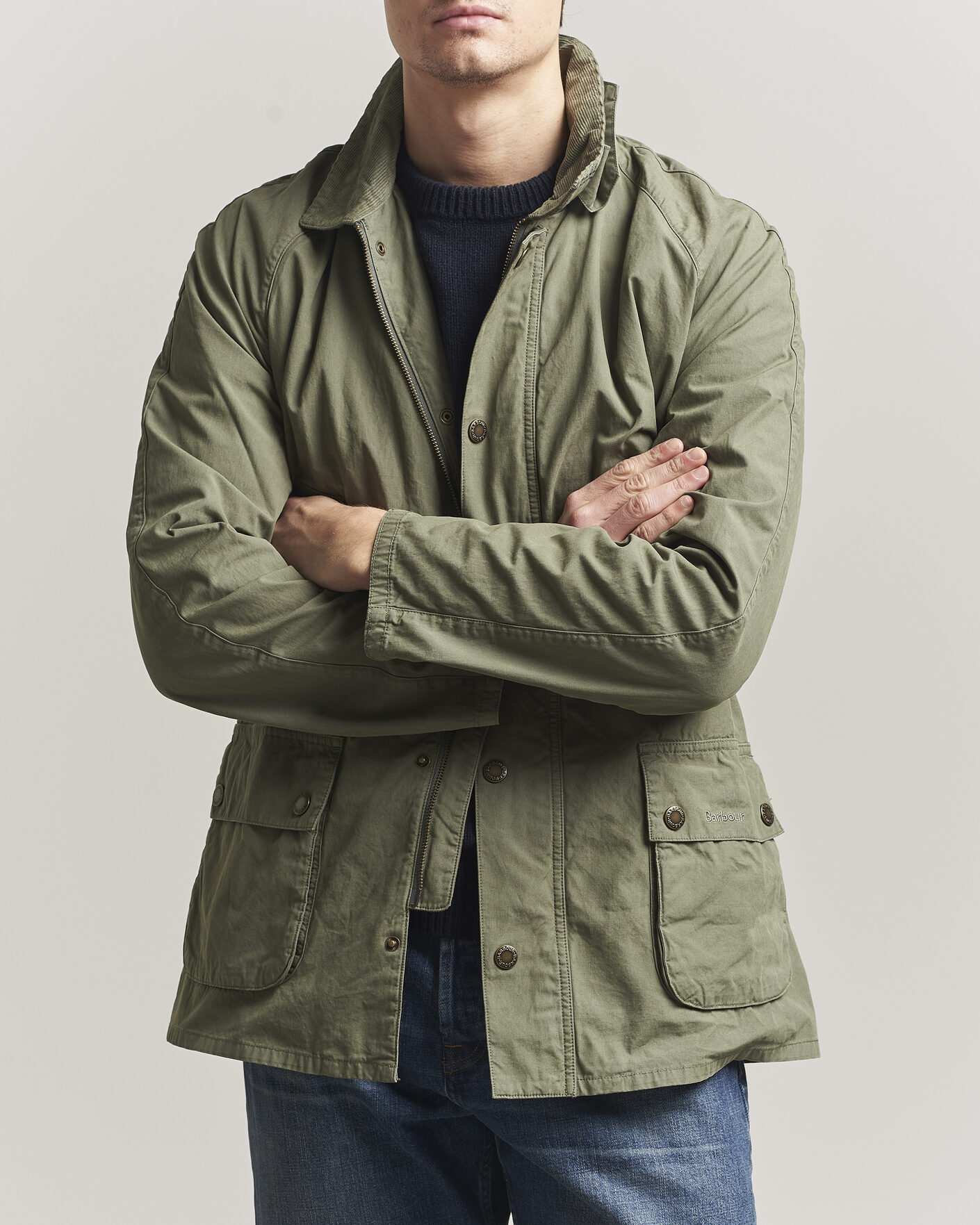 Herr | Jackor | Barbour Lifestyle | Ashby Casual Jacket Dusty Olive