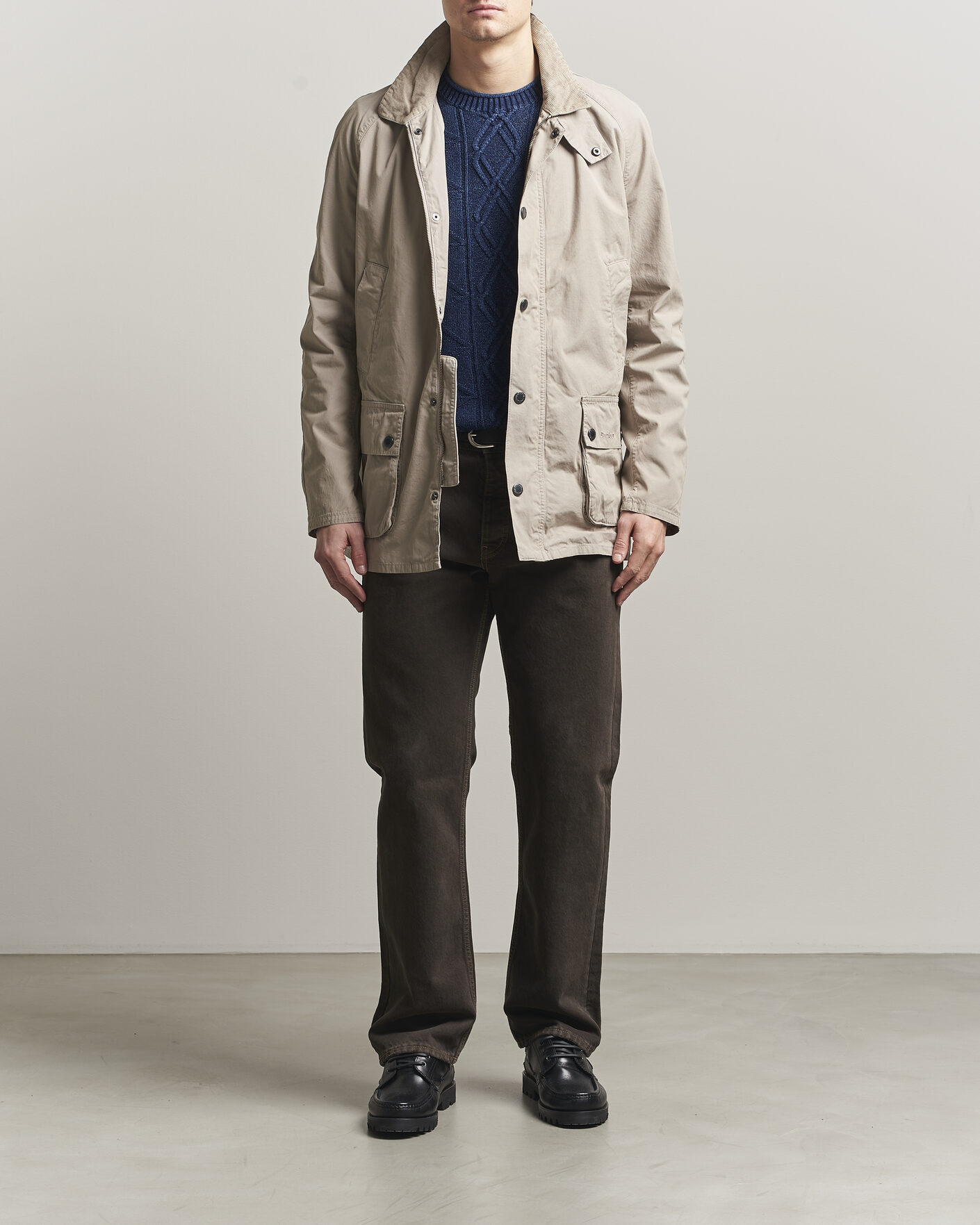 Herr | Jackor | Barbour Lifestyle | Ashby Casual Jacket Concrete
