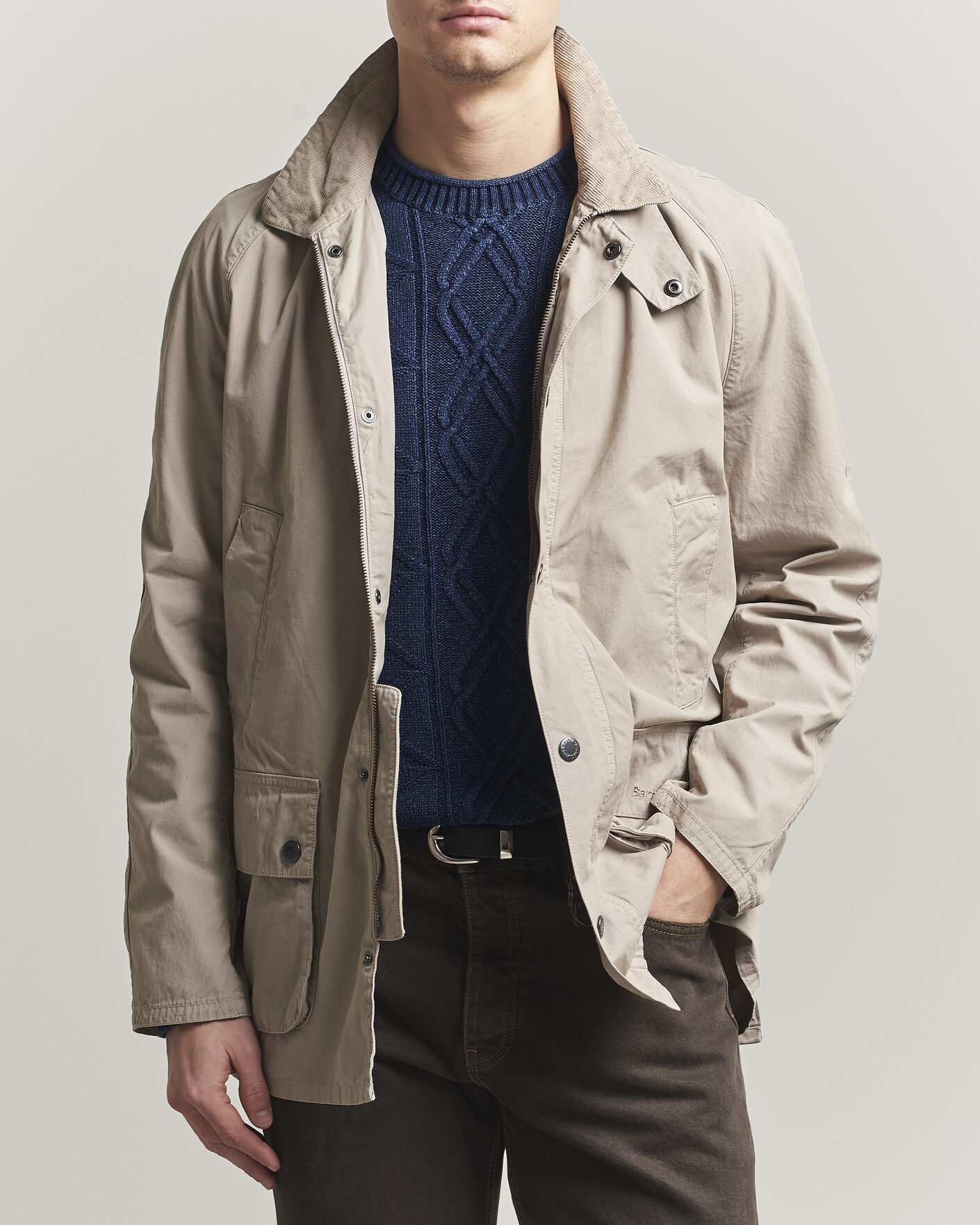 Herr | Jackor | Barbour Lifestyle | Ashby Casual Jacket Concrete