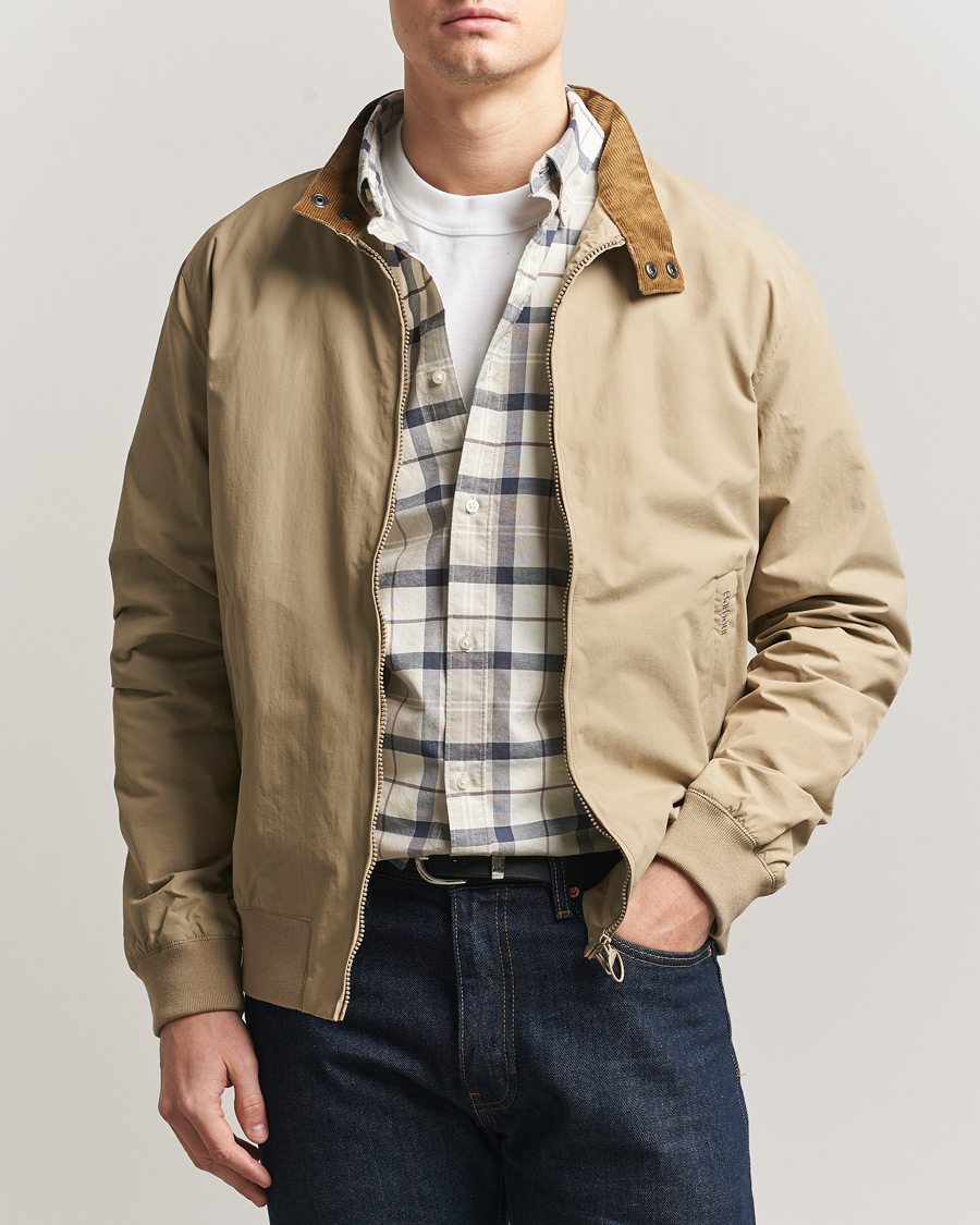 Herr | Jackor | Barbour Lifestyle | Royston Casual Harrington Jacket Washed Stone
