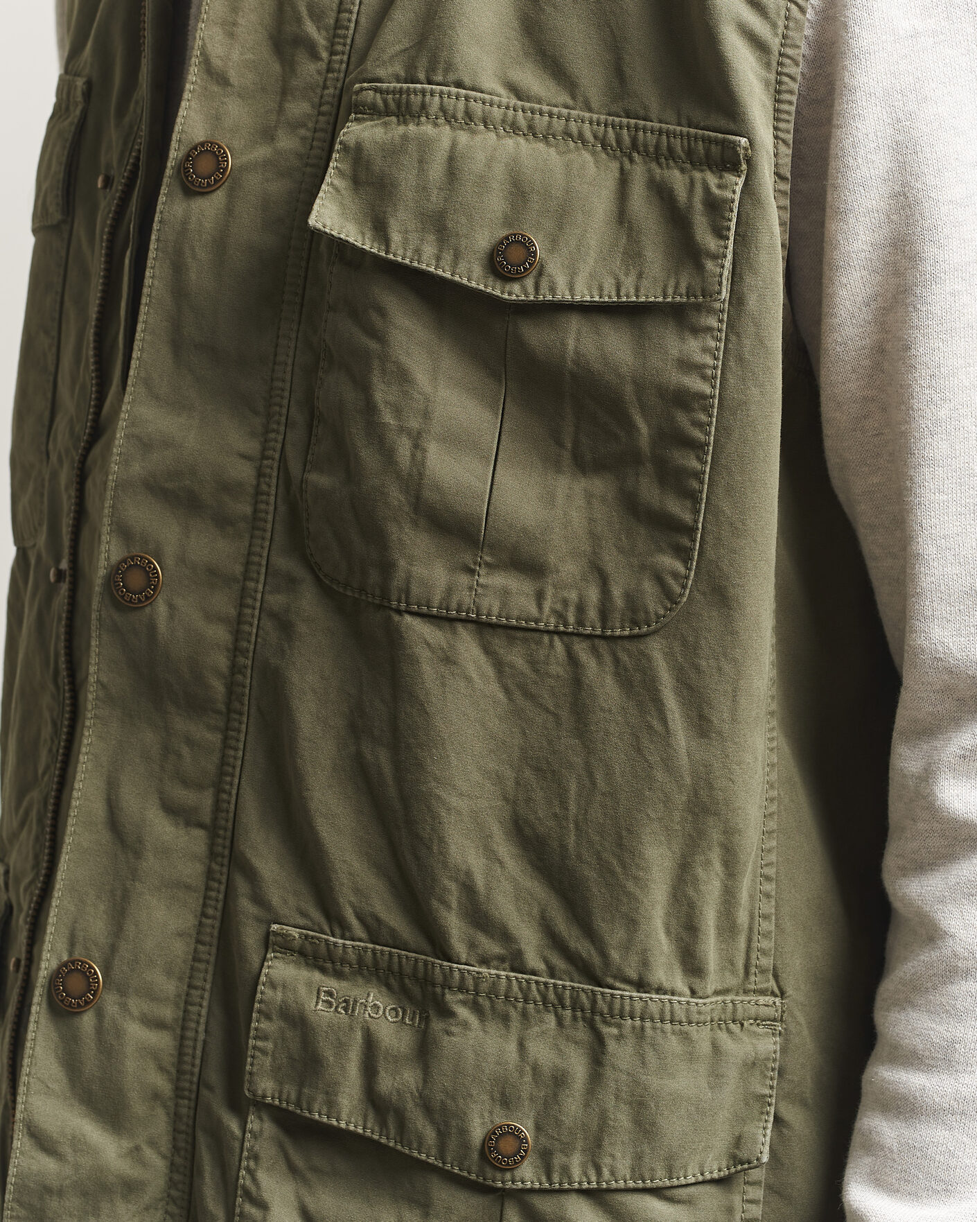 Herr | Västar | Barbour Lifestyle | Casual Corebrigde Gilet Dusty Olive