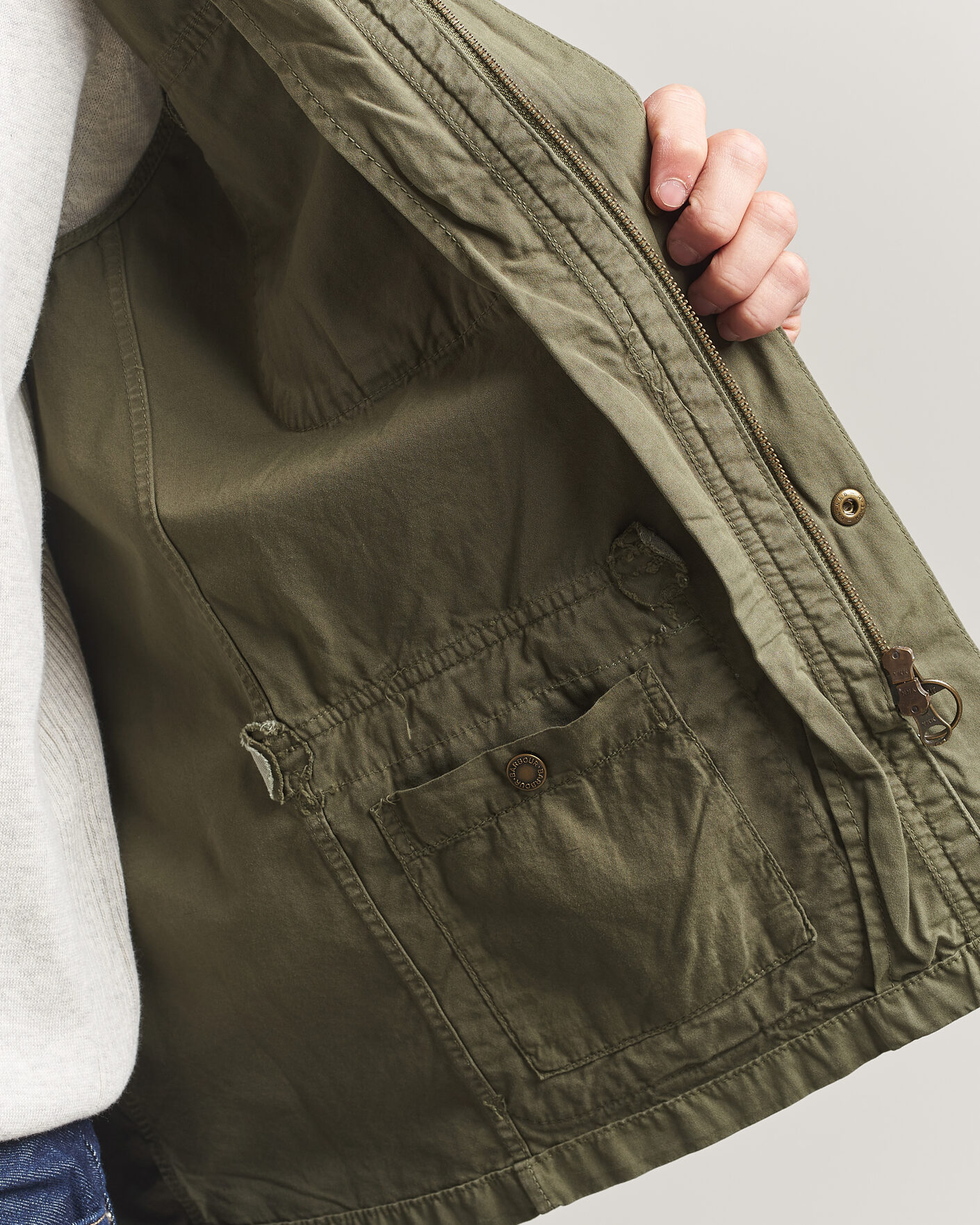 Herr | Västar | Barbour Lifestyle | Casual Corebrigde Gilet Dusty Olive