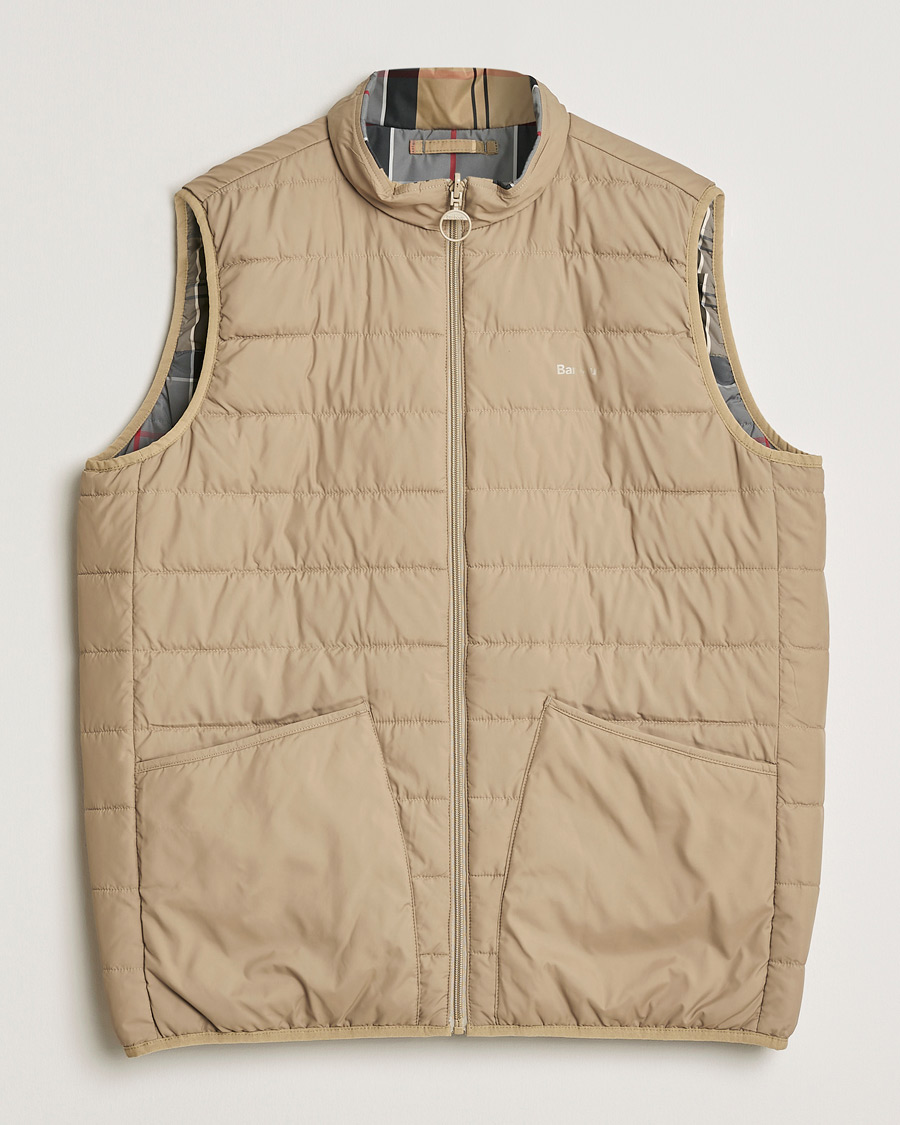 Herr | Västar | Barbour Lifestyle | Reversible Tartan Puffer Gilet Dress Tartan