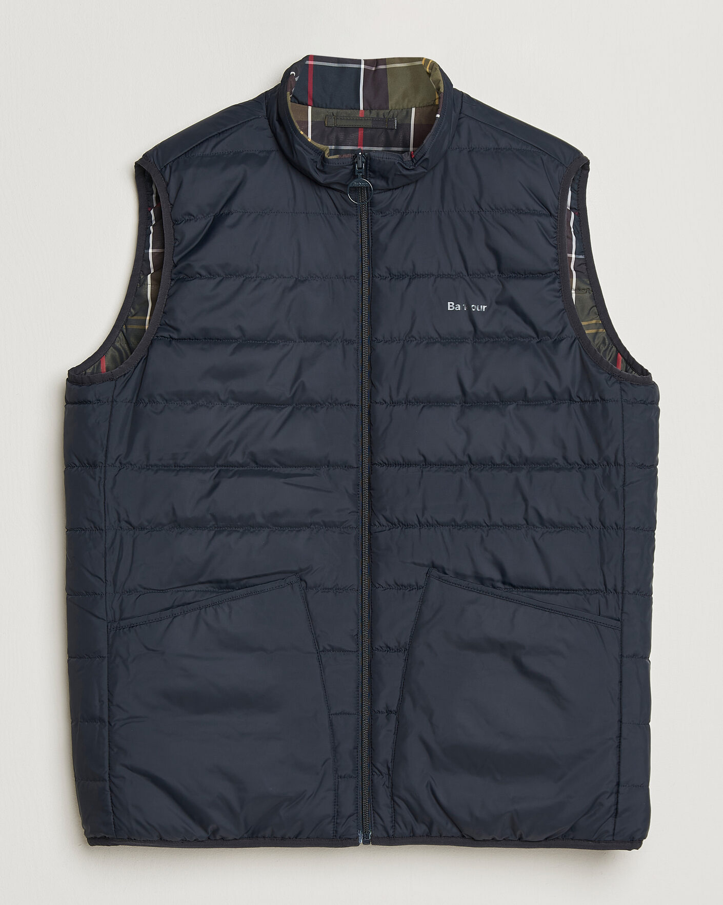 Herr | Västar | Barbour Lifestyle | Reversible Tartan Puffer Gilet Classic Tartan