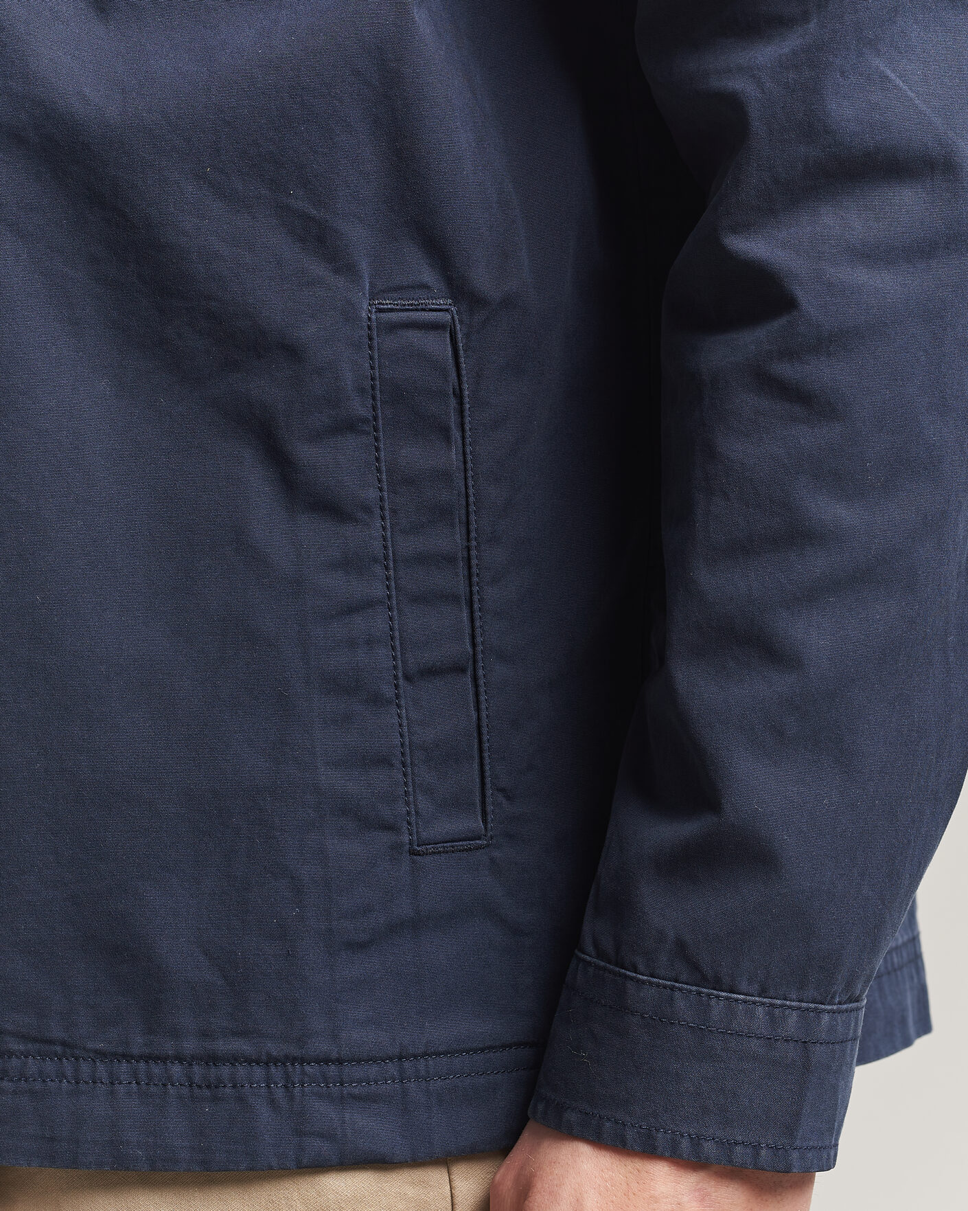 Herr | Skjortor | Barbour Lifestyle | Glendale Zip Overshirt Navy