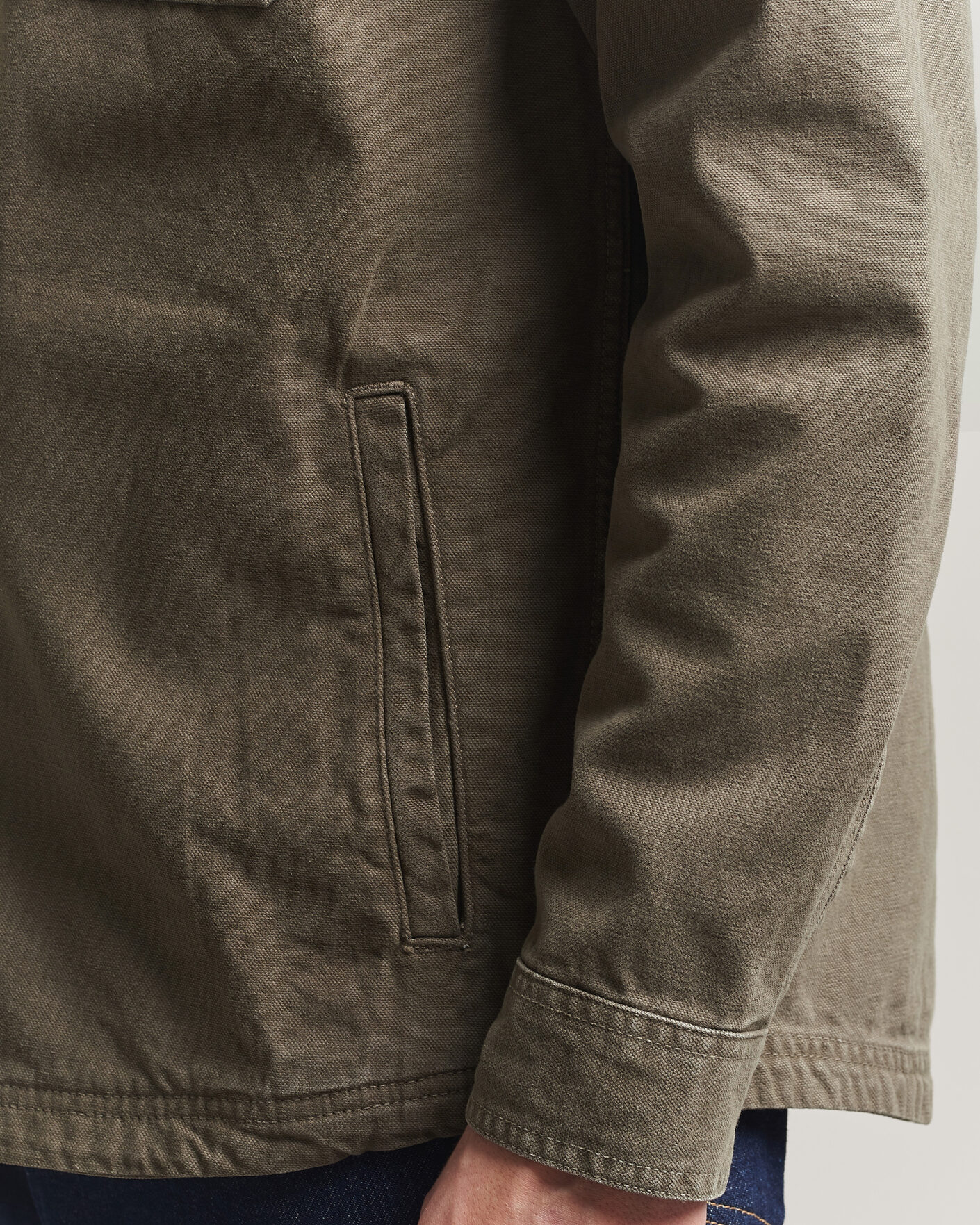 Herr | Skjortor | Barbour Lifestyle | Lingfield Canvas Overshirt Fern