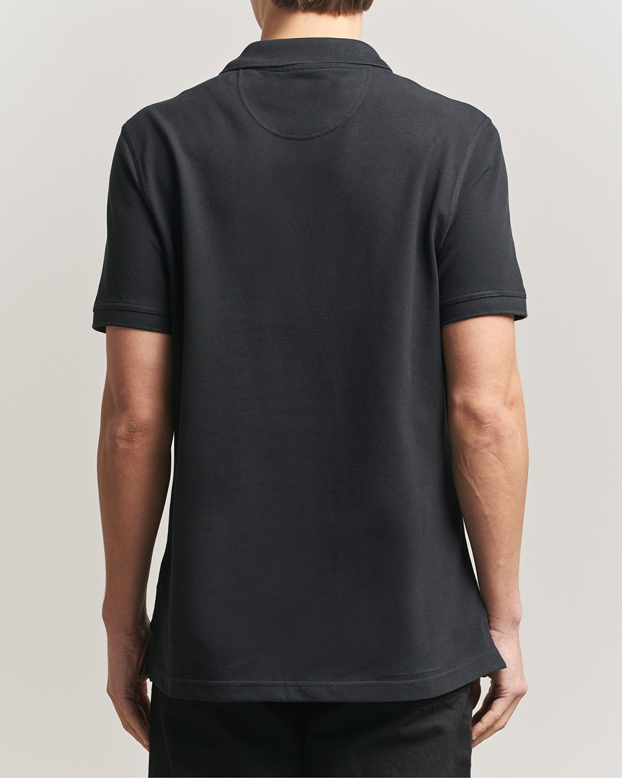 Herr | Pikéer | Barbour Lifestyle | Tartan Pique Polo Black Classic