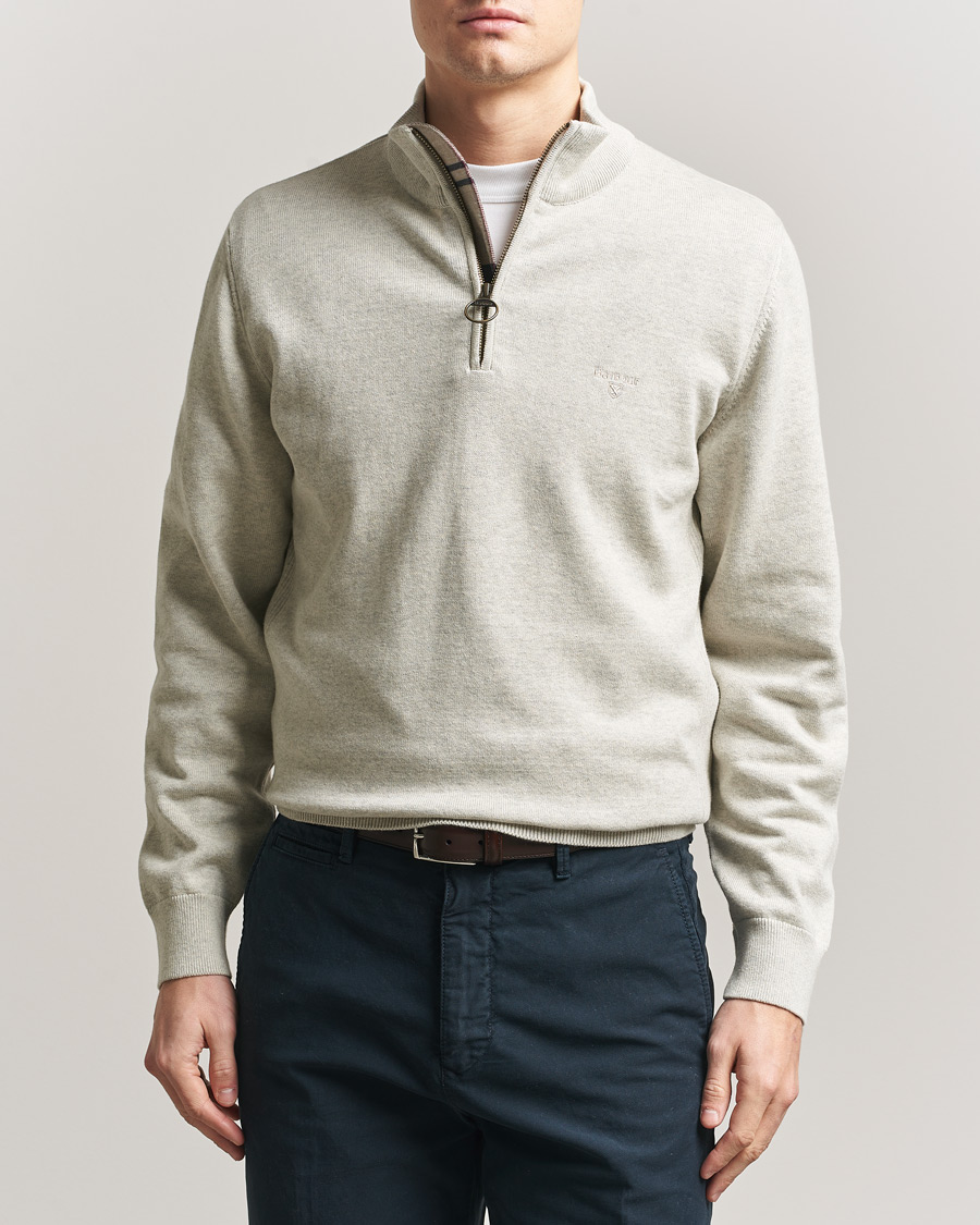 Herr | Tröjor | Barbour Lifestyle | Cotton Half Zip Neutral