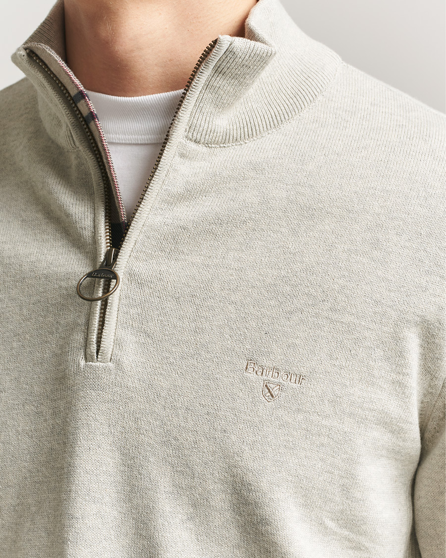 Herr | Tröjor | Barbour Lifestyle | Cotton Half Zip Neutral
