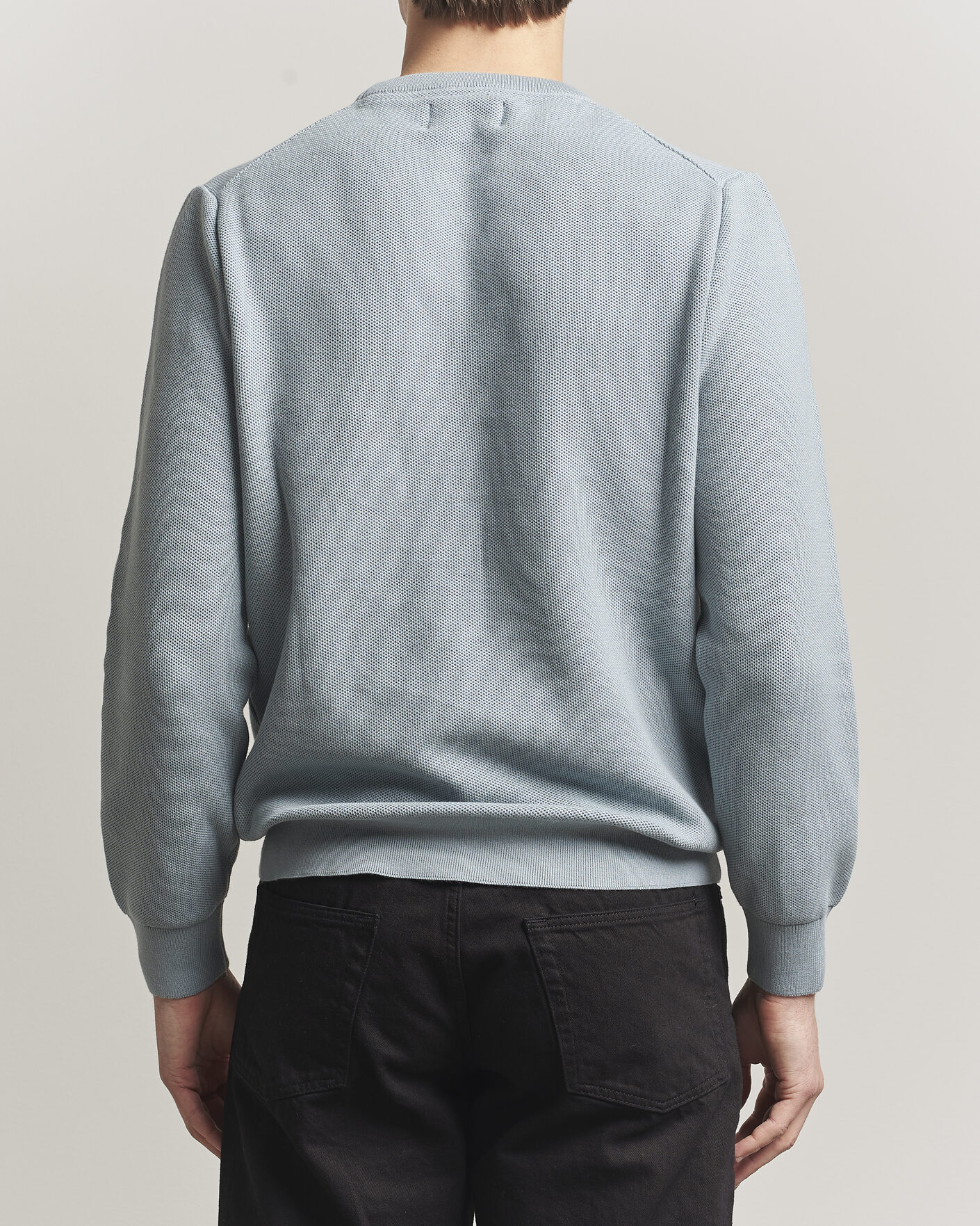 Herr | Tröjor | Barbour Lifestyle | Honeycomb Crew Neck Slate