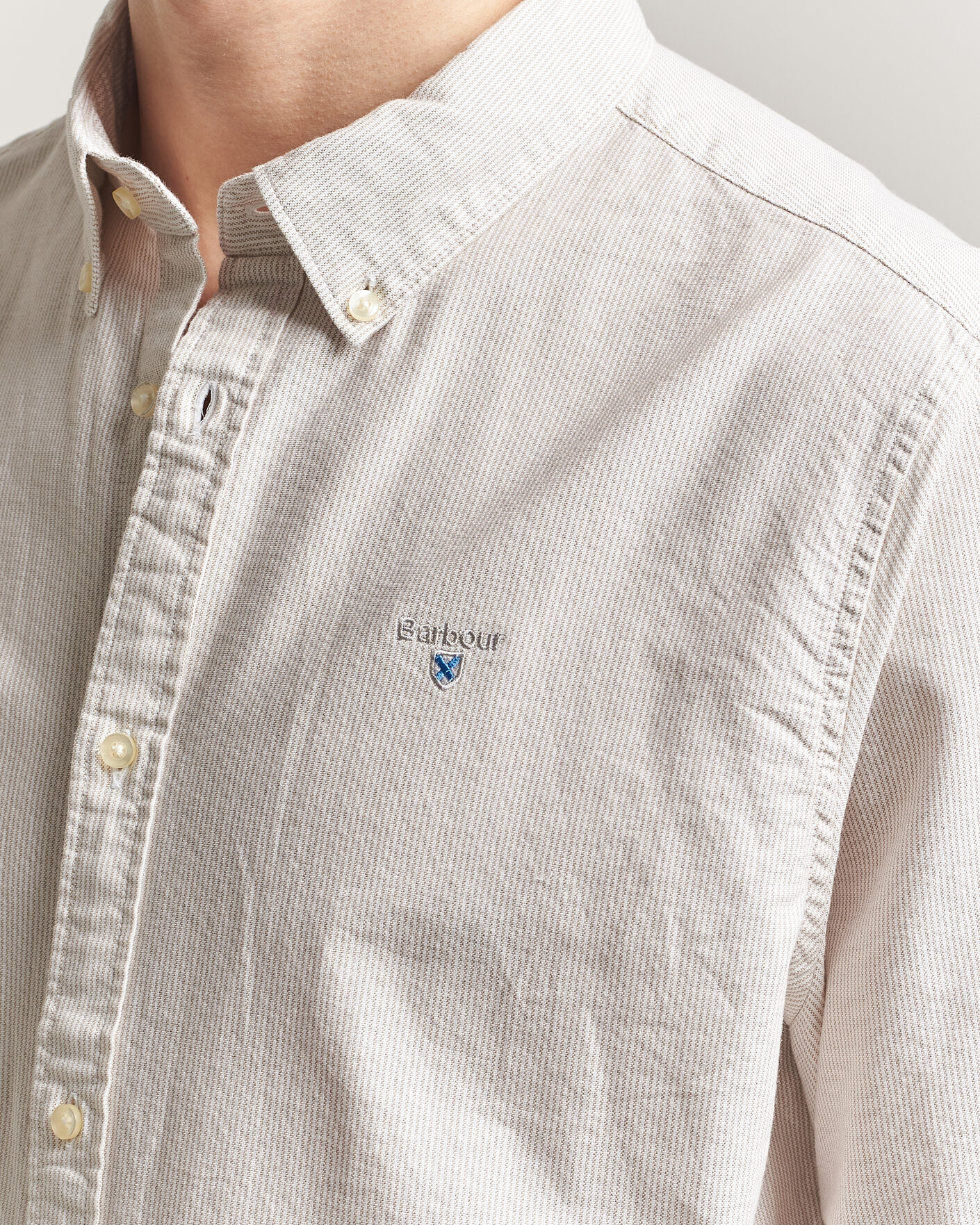 Herr | Skjortor | Barbour Lifestyle | Striped Oxtown Shirt Stone