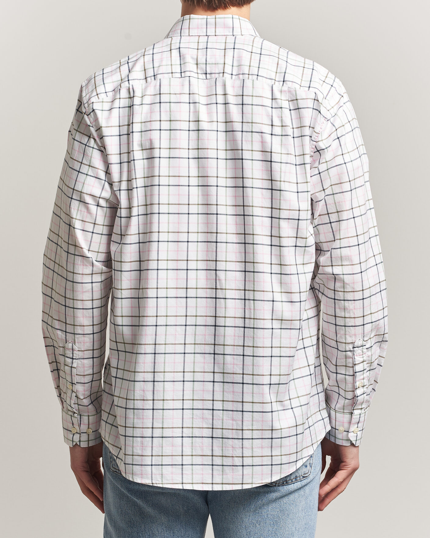 Herr | Skjortor | Barbour Lifestyle | Caswell Regular Tatersall Shirt Pink