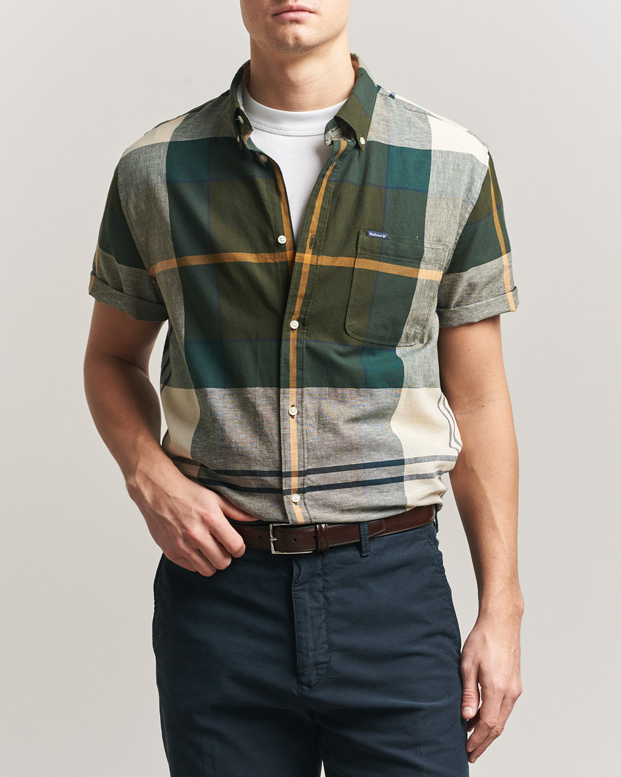 Herr | Skjortor | Barbour Lifestyle | Douglas Short Sleeve Tailored Shirt Ancient Tartan