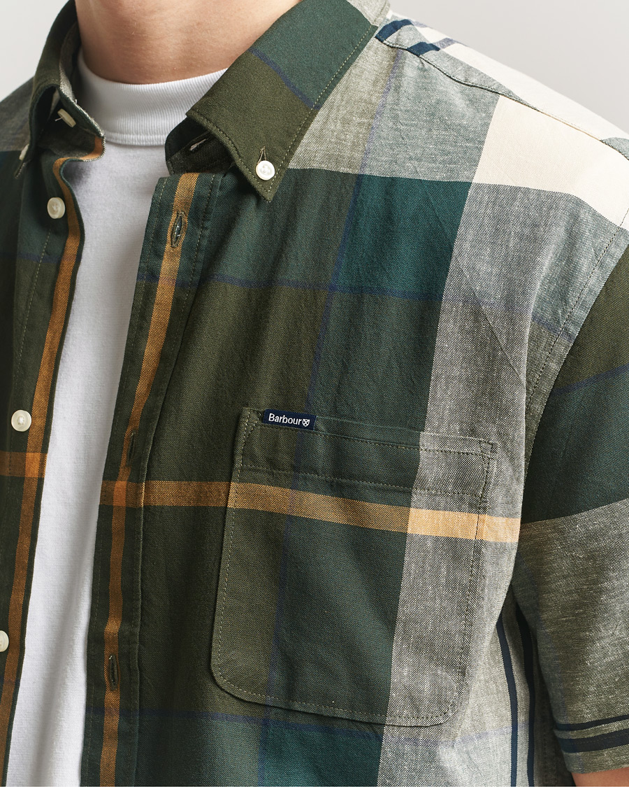 Herr | Skjortor | Barbour Lifestyle | Douglas Short Sleeve Tailored Shirt Ancient Tartan