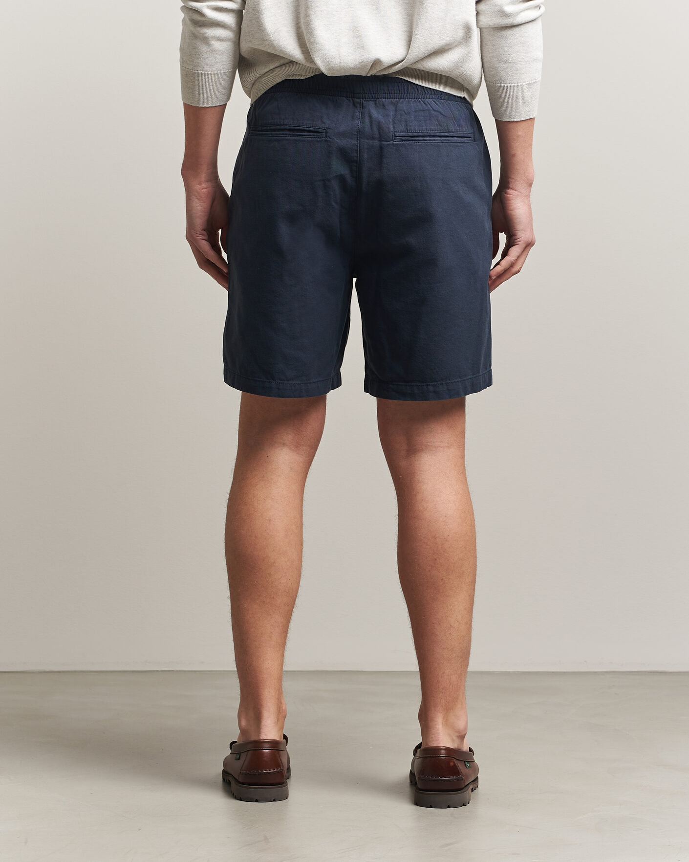Herr | Shorts | Barbour Lifestyle | Washed Oxford Relaxed Shorts Navy