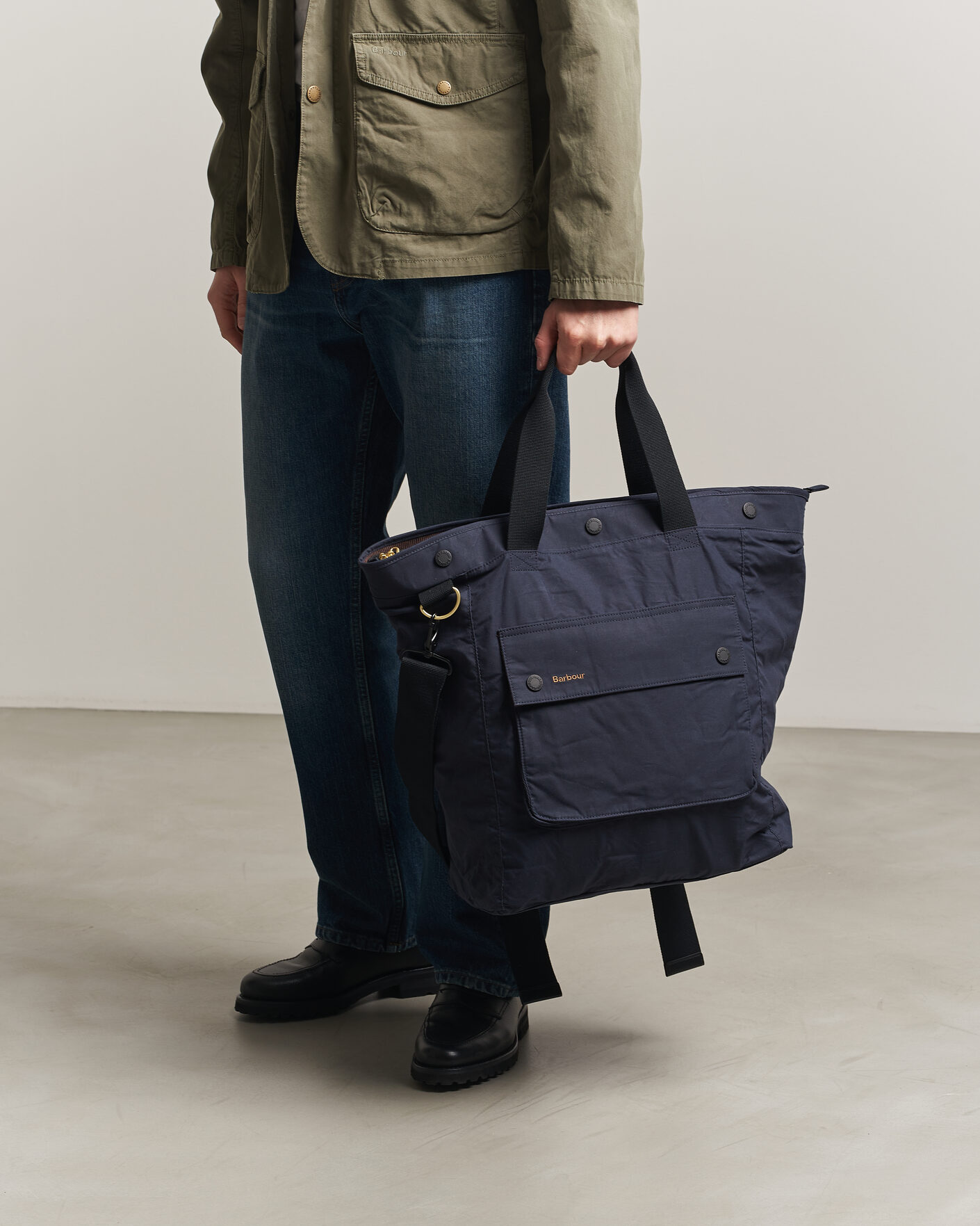 Herr | Väskor | Barbour Lifestyle | Transport Freeway Tote/Backpack Navy