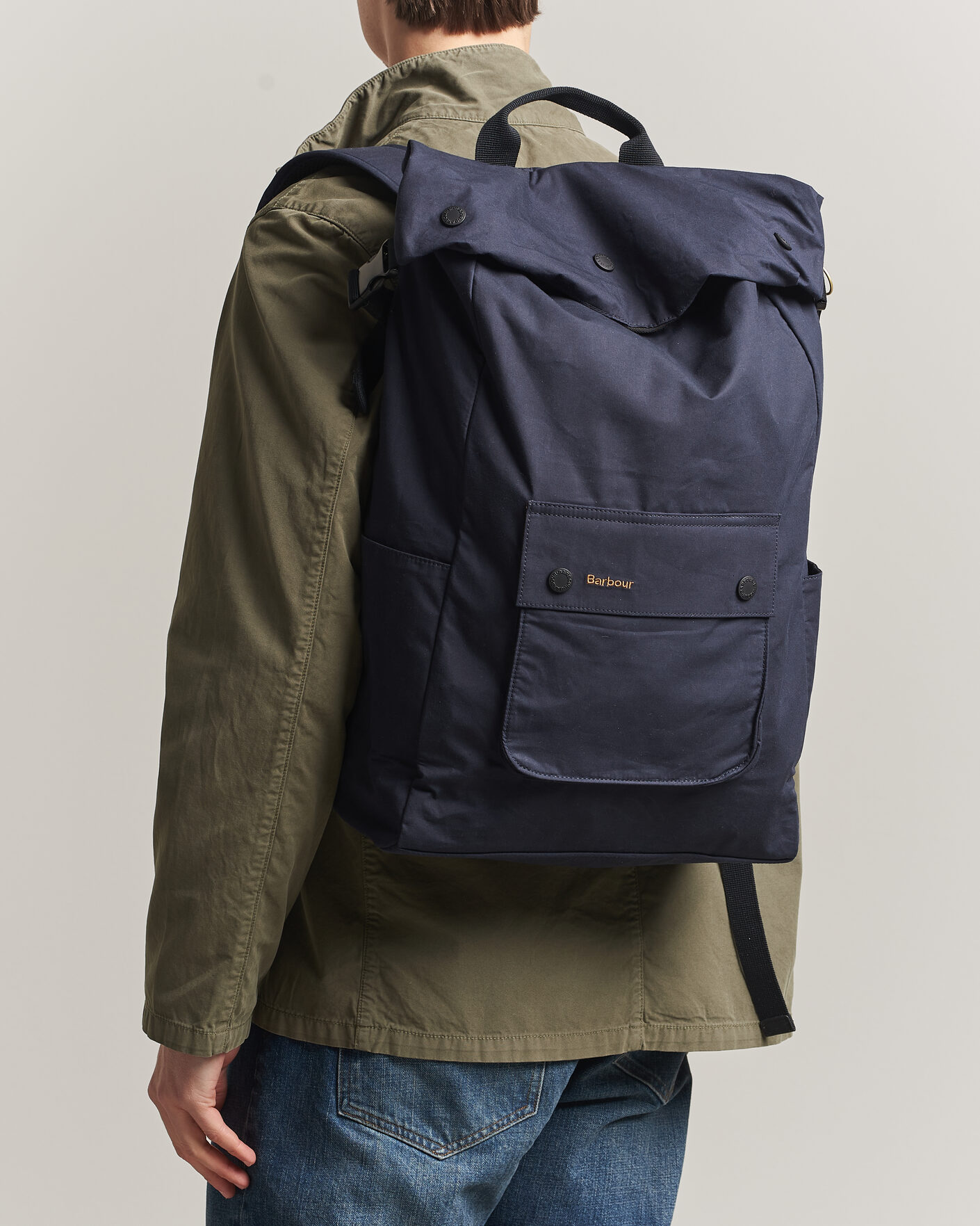 Herr | Väskor | Barbour Lifestyle | Transport Foldover Backpack Navy